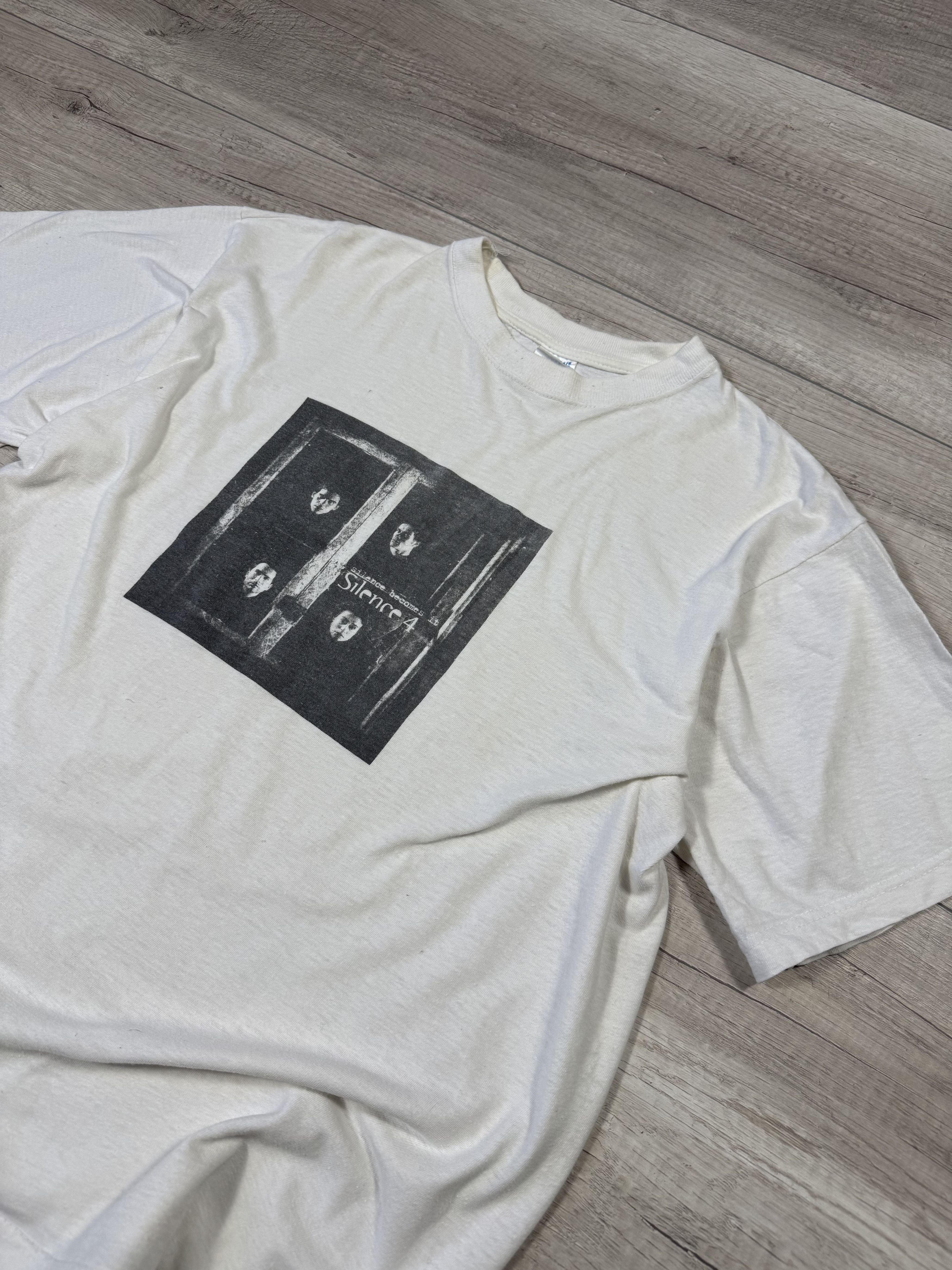 Band Tees Silence 4 Silence Becomes It Vintage 1998 Album Rock Tee Size US L / EU 52-54 / 3 - 3 Thumbnail