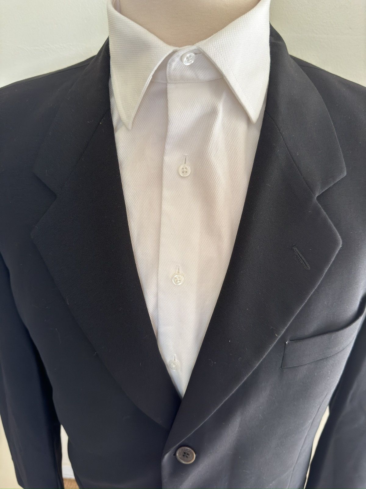 Alexander McQueen ALEXANDER MCQUEEN Made in Italy Textured Wool Jacket 46R Size 46R - 3 Thumbnail