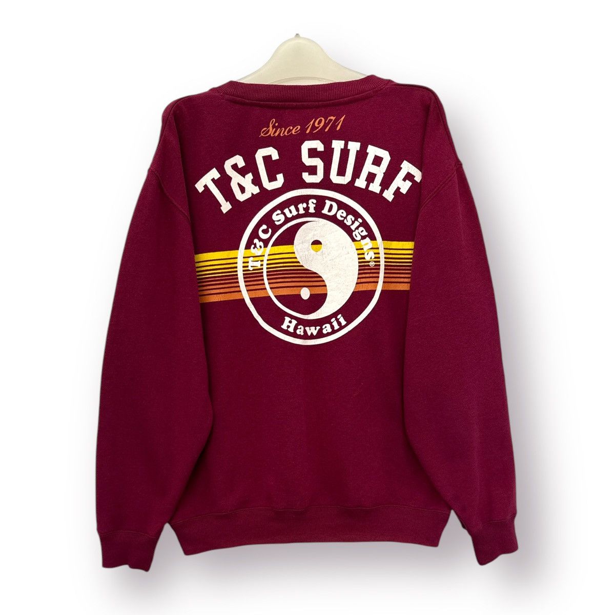 Sun Surf 🌊 T&C Surf Hawaii Roundneck streetwear Sweatshirt - L Size US M / EU 48-50 / 2 - 1 Thumbnail