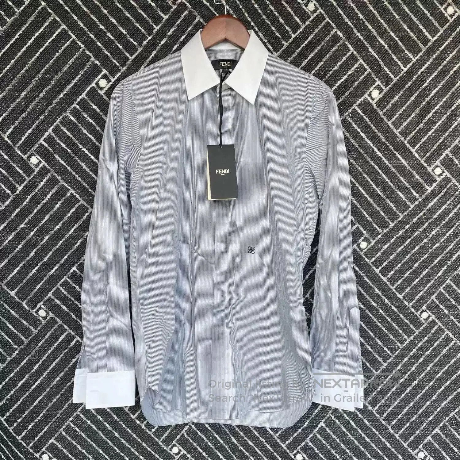 Fendi fendi striped long sleeve button. Size US M / EU 48-50 / 2 - 1 Thumbnail