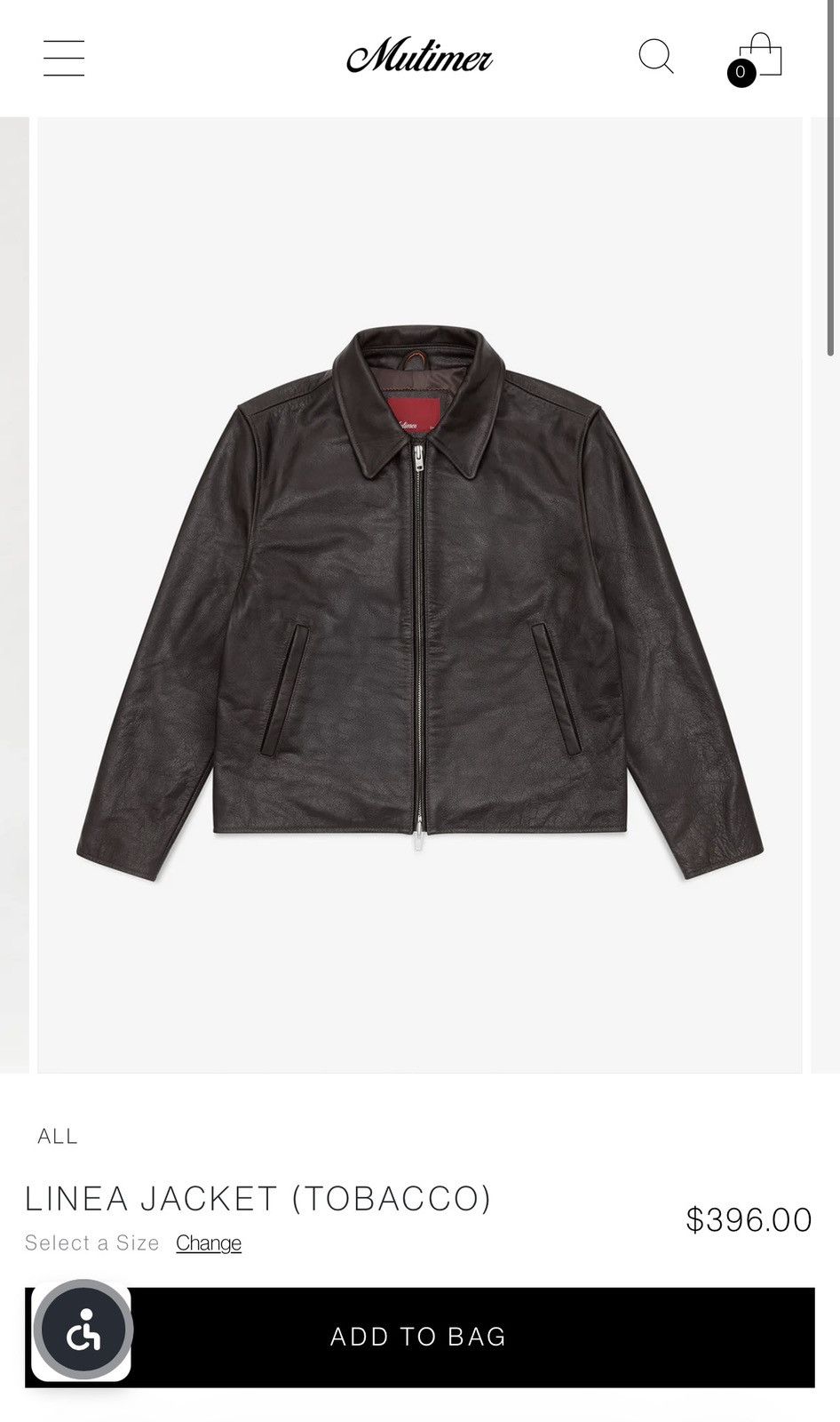 Mutimer Mutimer aged heavy wash Leather Jacket | Grailed