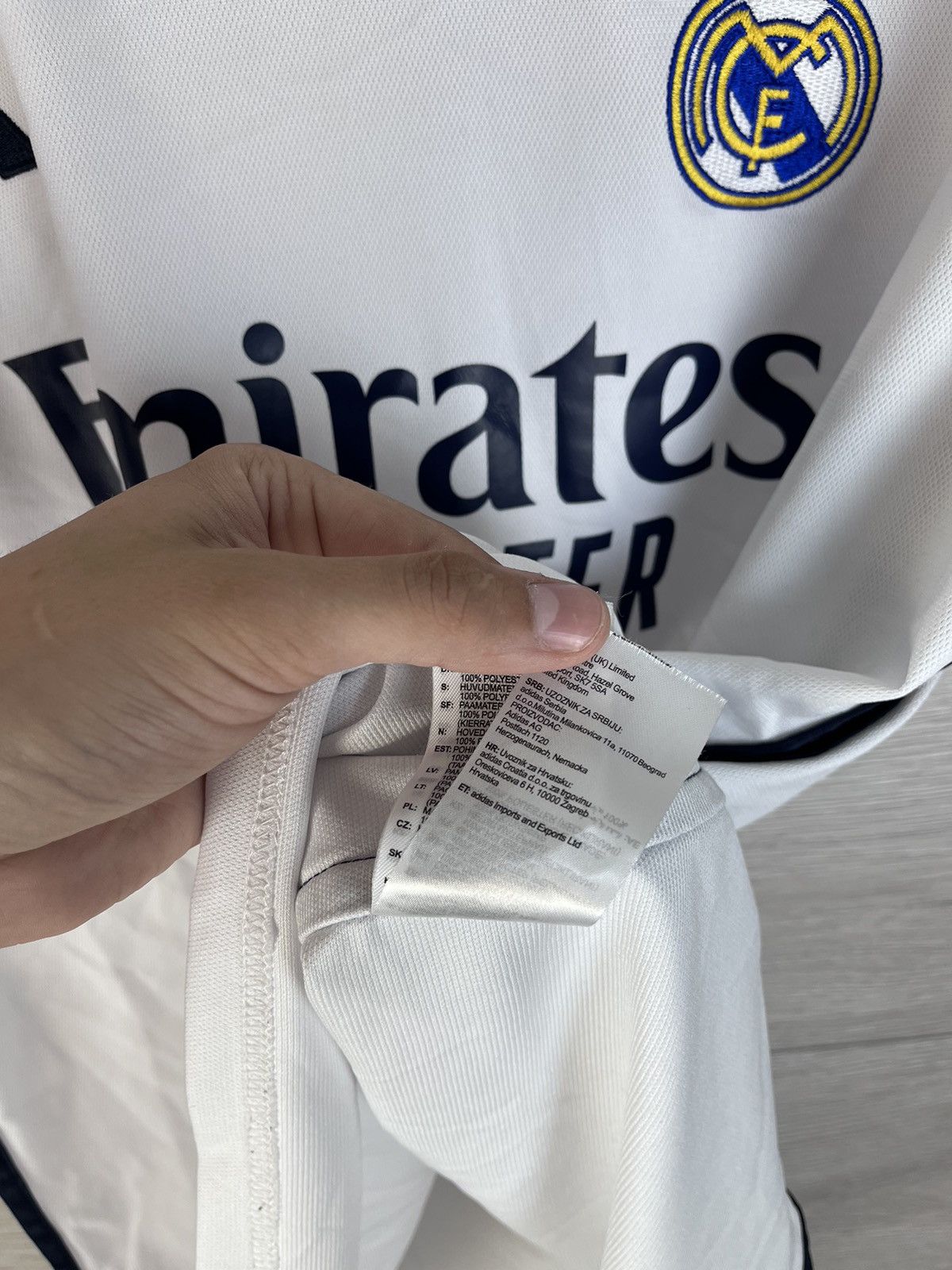 Adidas Men’s soccer jersey Adidas FC Real Madrid size L 2023/24 Size US L / EU 52-54 / 3 - 11 Thumbnail
