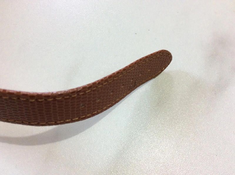Designer Unknown black dial brown leather strap watch Size ONE SIZE - 3 Thumbnail