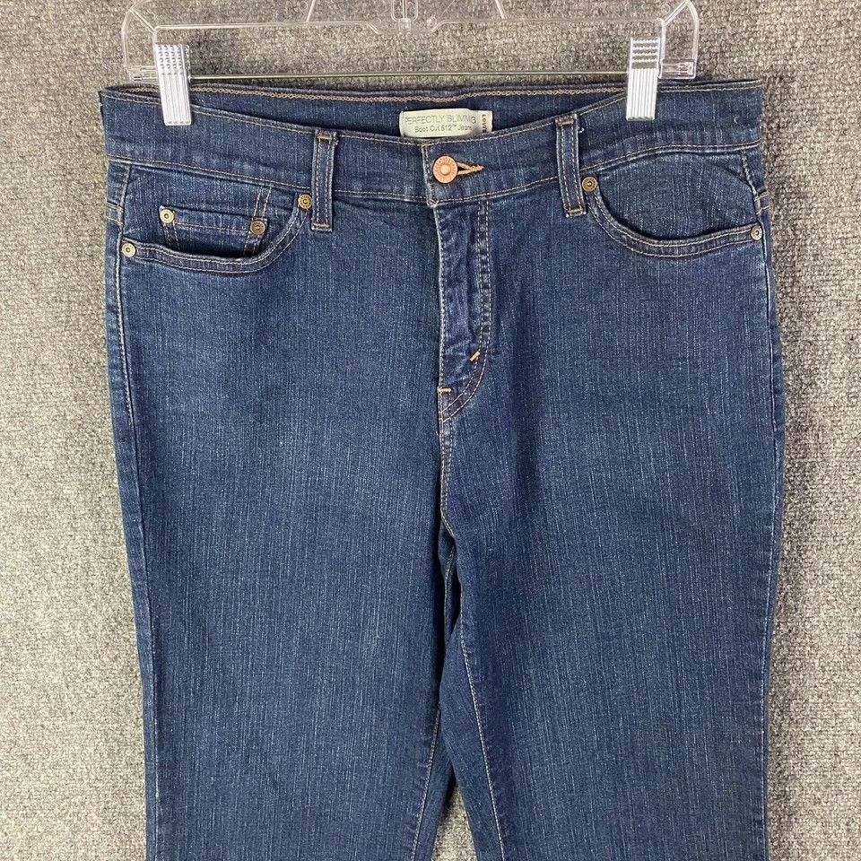 Levi's Levi's Jeans Women's 12 Short Perfectly Slimming Bootcut 512 Size 34" / US 12 / IT 48 - 2 Thumbnail