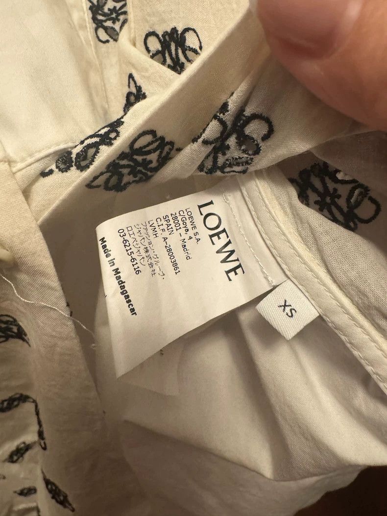Loewe LOEWE Symmetrical lined shirt Size XS / US 0-2 / IT 36-38 - 4 Thumbnail