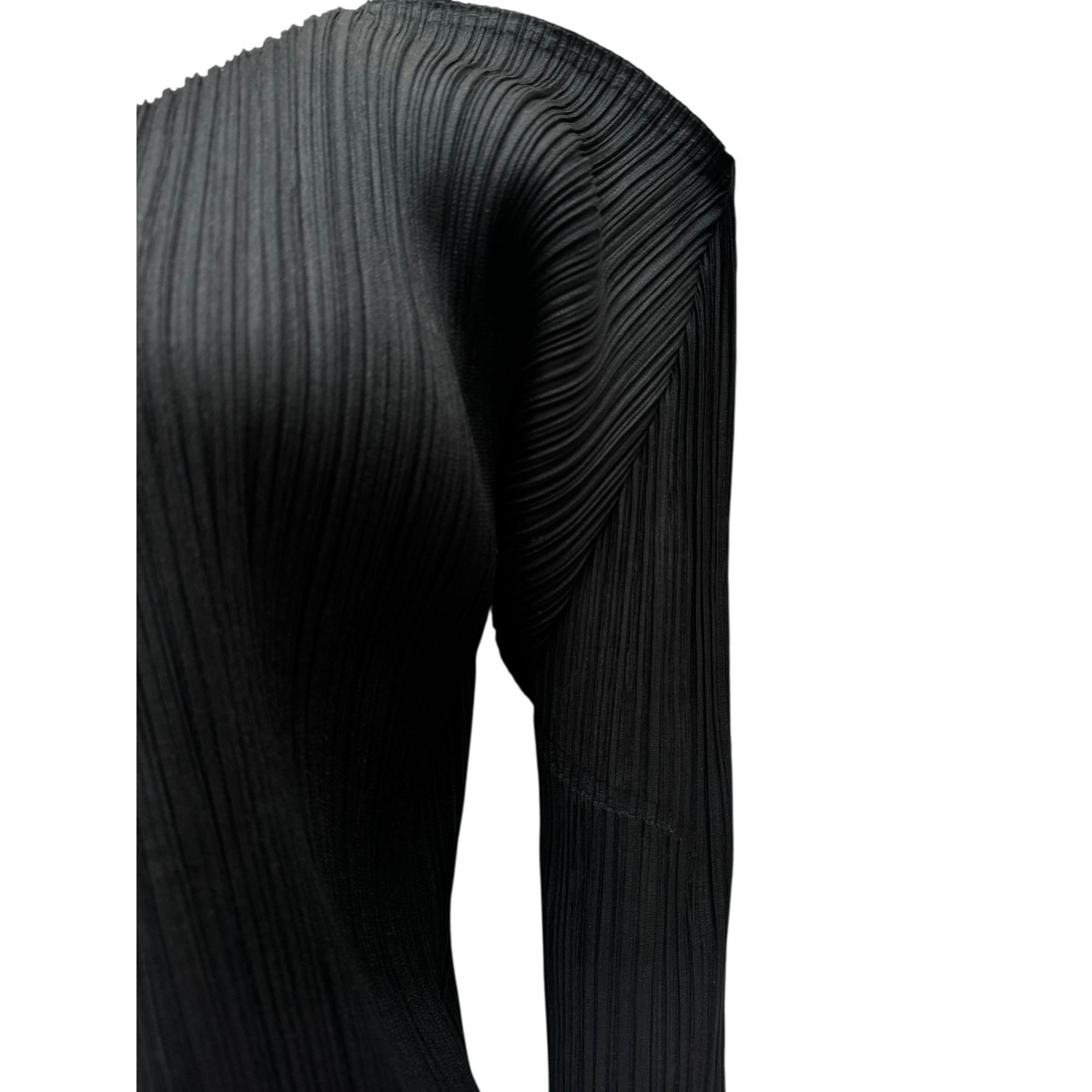 Issey Miyake Pleats Please Black Jacket Size M / US 6-8 / IT 42-44 - 4 Thumbnail