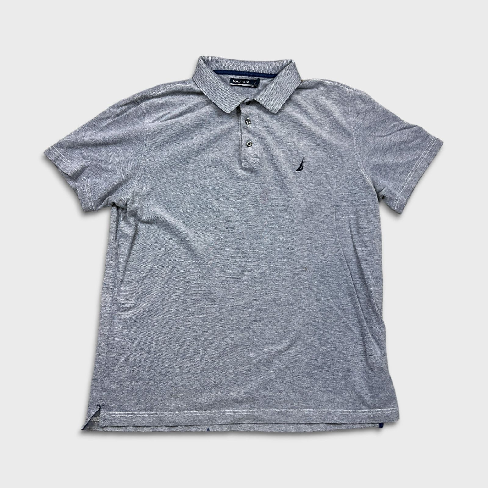 Nautica × Vintage Nautica Shirt Mens Casual Preppy Logo Short Sleeve Polo Size US L / EU 52-54 / 3 - 1 Thumbnail