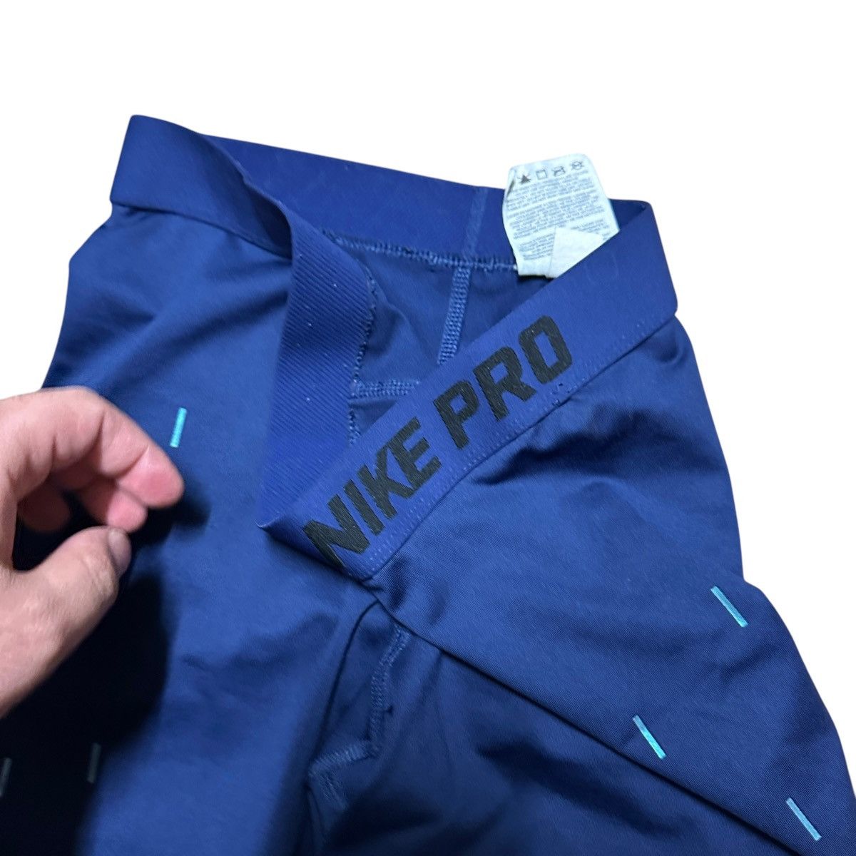 Nike Women’s Y2K Nike Pro Capri Blue Leggings Size 30" / US 8 / IT 44 - 5 Thumbnail