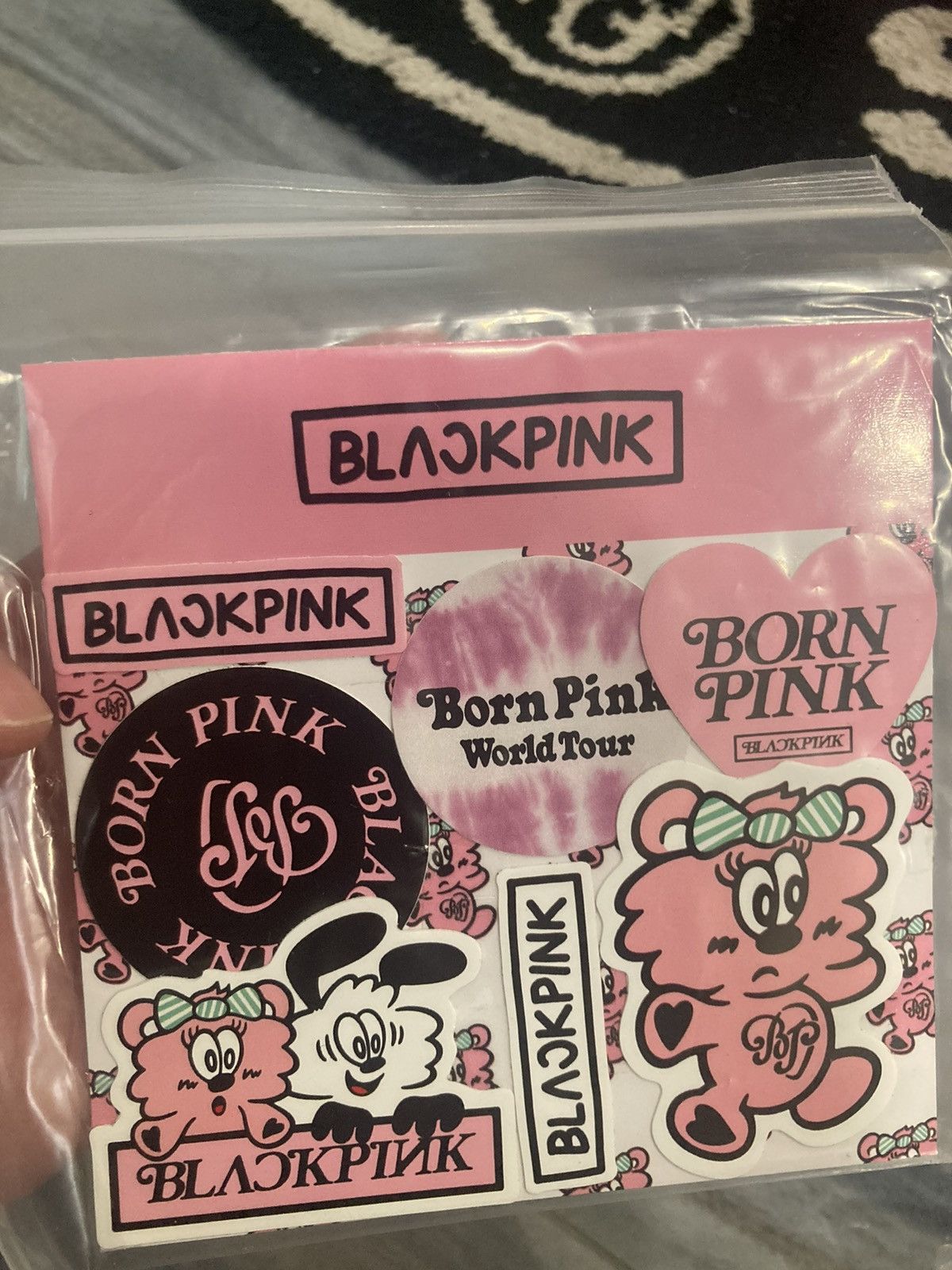 Girls Dont Cry Verdy x blackpink LA pop up exclusive sticker set