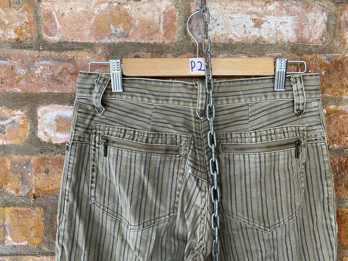 Japanese Brand × Obelisk × Shellac 🔥2000s A.S.M Japan Flare stripe LGB GOA Size US 29 - 11 Thumbnail