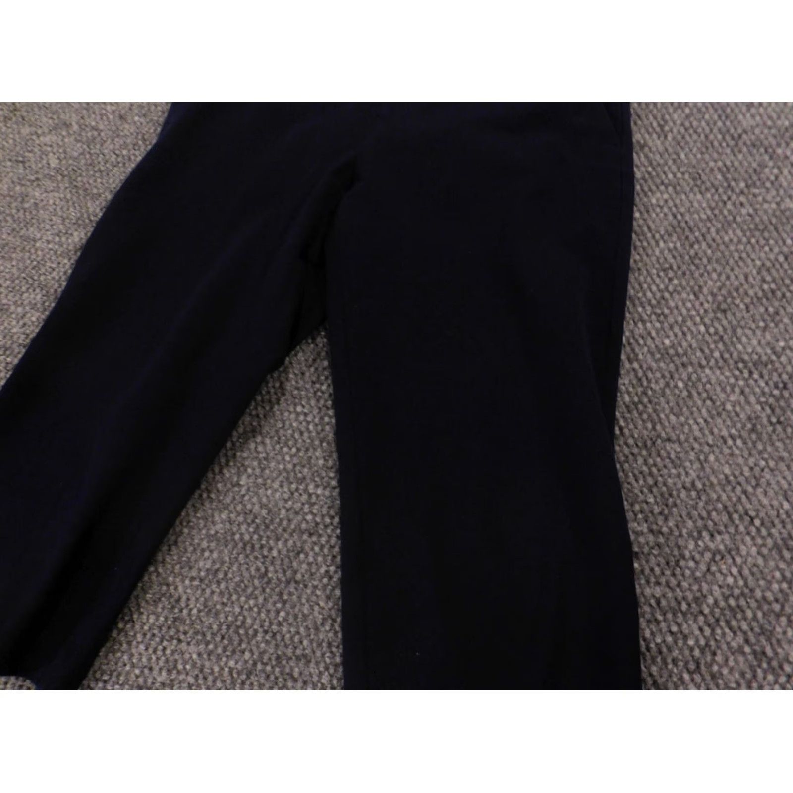 Ralph Lauren Lauren Ralph Lauren Womens Pants 4P Petite Purple Stretch Straight Crop Pant Cropped Straight 18in Inseam Womens Size 27" / US 4 / IT 40 - 2 Thumbnail