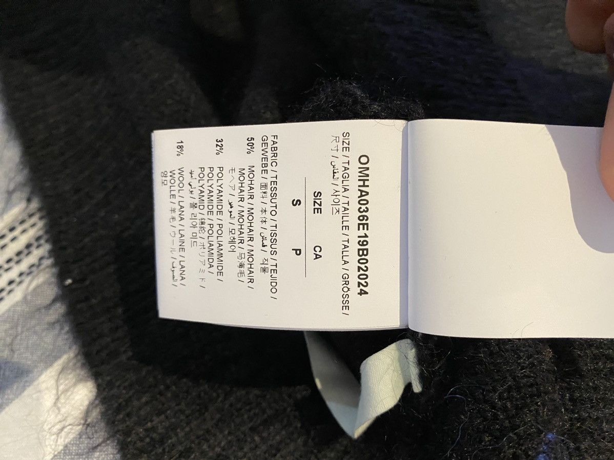 Off-White Black Mohair Diag Sweater (Off-White) Size US S / EU 44-46 / 1 - 11 Thumbnail