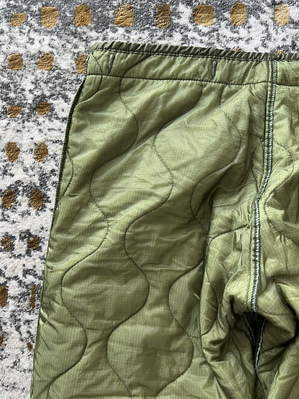 Vintage 80s Guida Clothing liner cold weather trousers nylon quilted Size US 41 - 7 Thumbnail