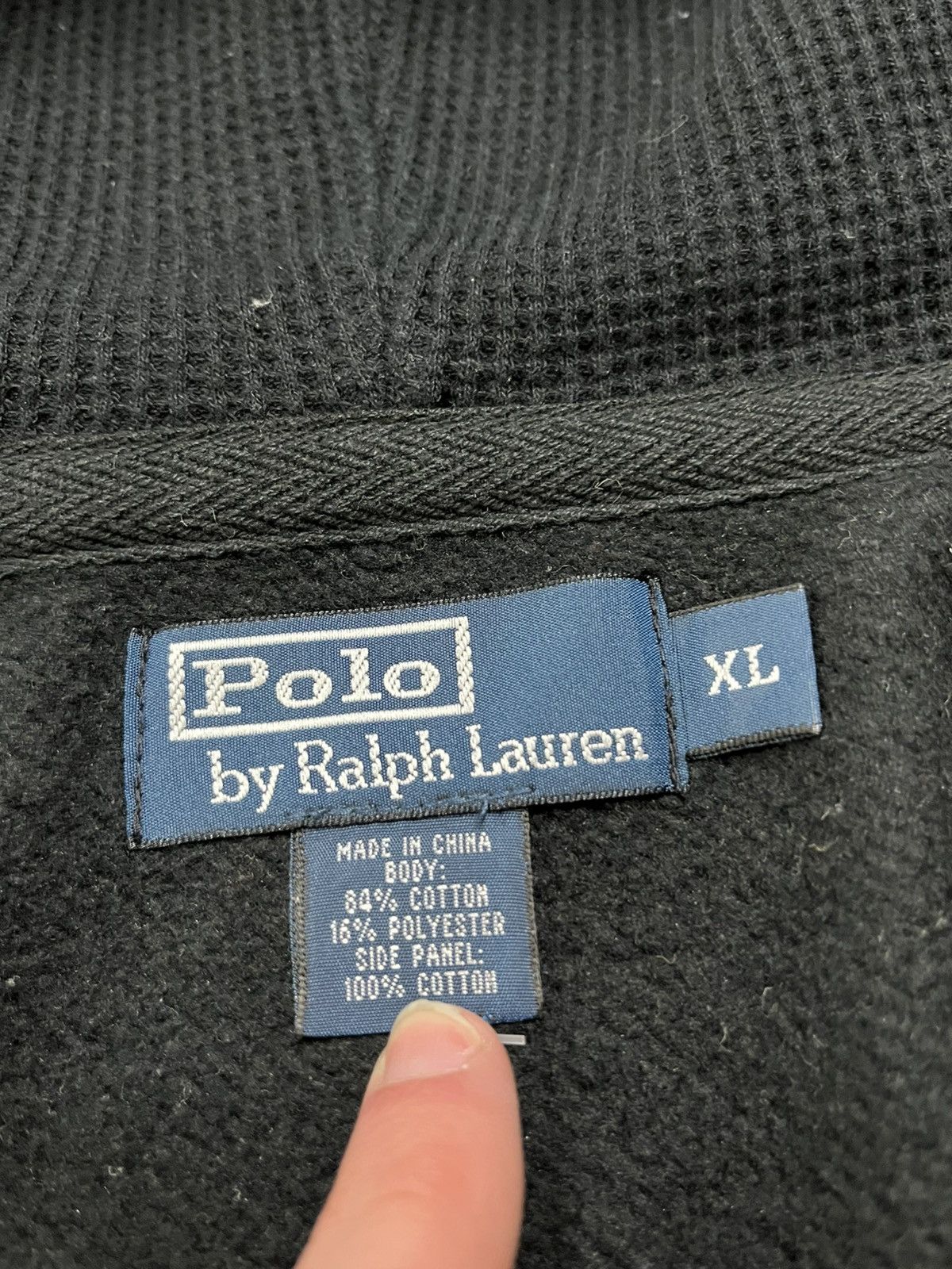 Polo Ralph Lauren × Vintage Polo Ralph Lauren vintage thermal lined zip up hoodie Size US XL / EU 56 / 4 - 7 Thumbnail
