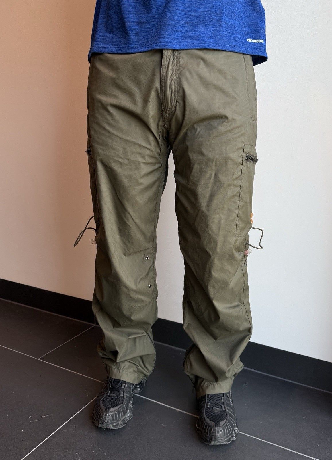 Oakley Vintage 2000s Oakley Software Mens Pants Nylon Pockets Size US 30 / EU 46 - 8 Thumbnail