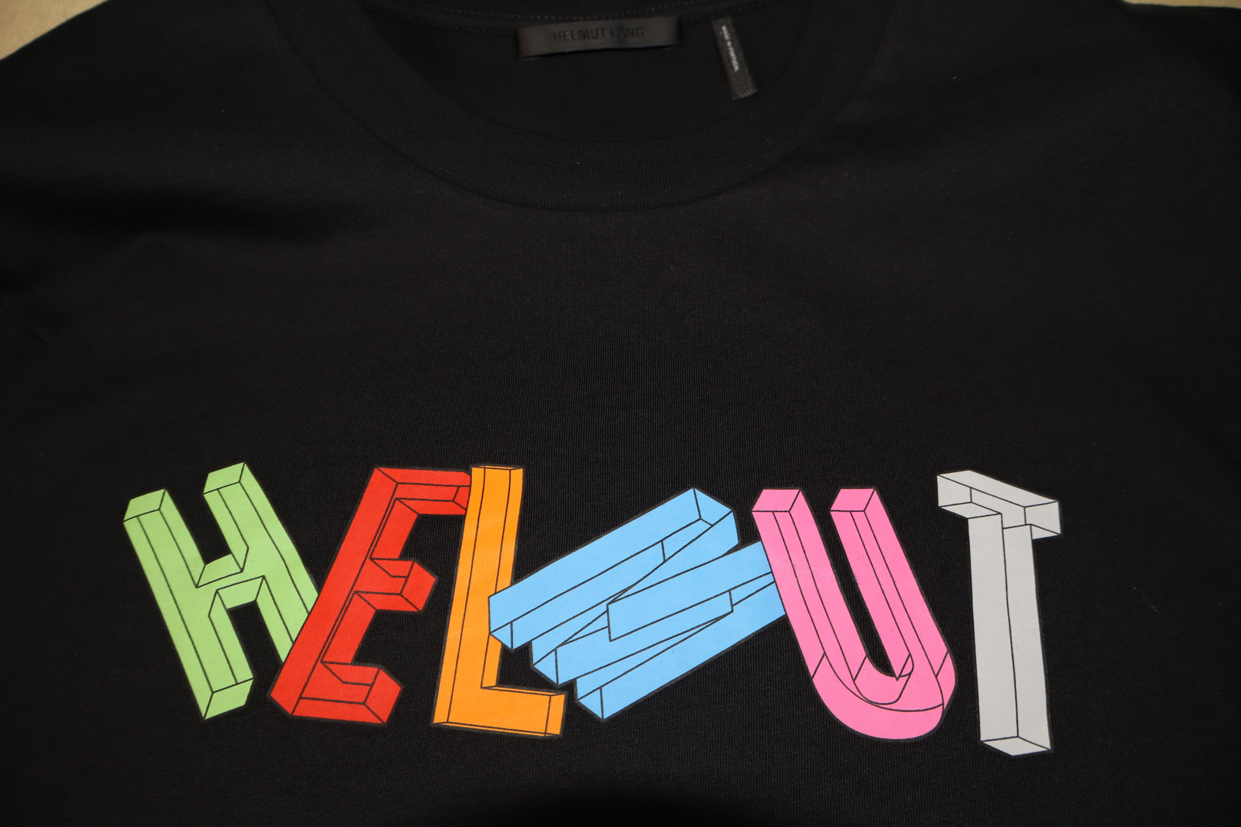 Helmut Lang Logo print t-shirt Size US XL / EU 56 / 4 - 10 Thumbnail
