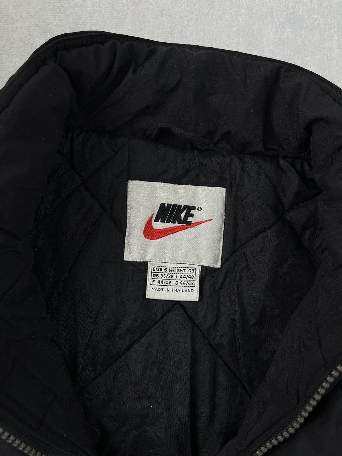 Nike × Vintage 90's NIKE RETRO RARE BIG SWOOSH LOGO Y2K DOWN PUFFER JACKET Size US S / EU 44-46 / 1 - 4 Thumbnail