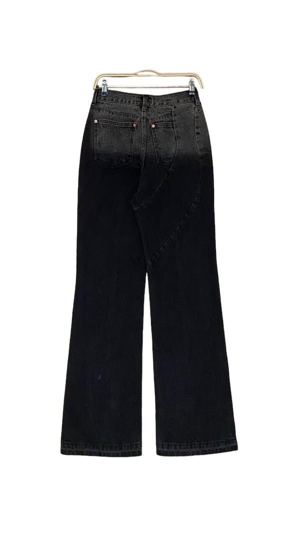 Japanese Brand × Vintage Vintage Japanese Brand Obstro Two Tone Jeans 1990s Size US 27 - 2 Thumbnail
