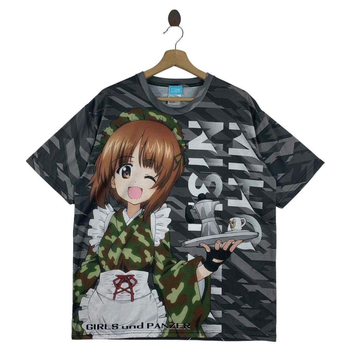 Anime × Japanese Brand GIRLZ Und PUNZER japanese full print anime tee Size US L / EU 52-54 / 3 - 1 Thumbnail