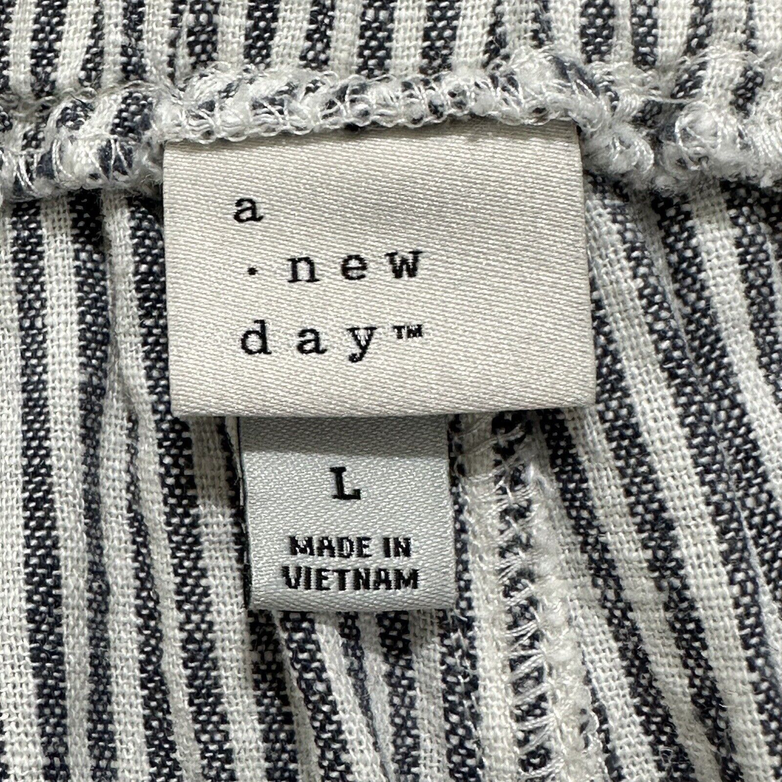 Other A New Day Large Linen High Rise Lightweight Pants Striped Size 34" / US 12 / IT 48 - 4 Thumbnail