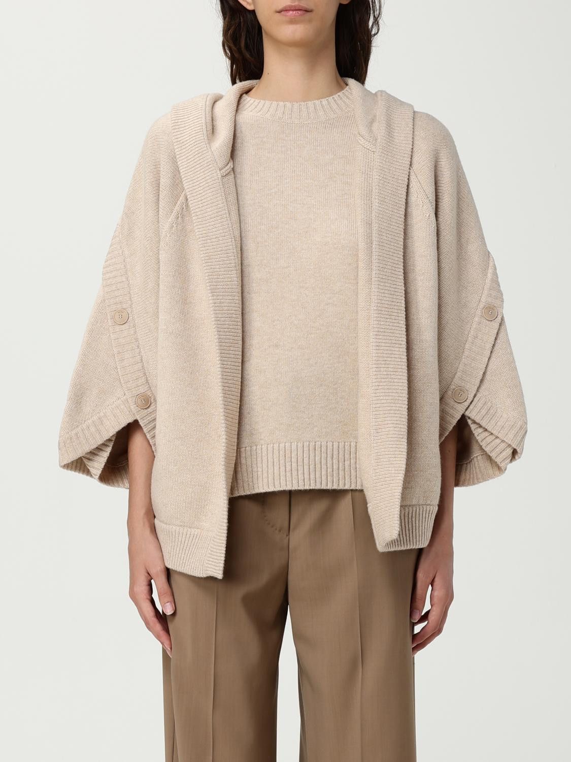 Max Mara Max Mara Sweater Woman Sand Size S / US 4 / IT 40 - 1 Thumbnail
