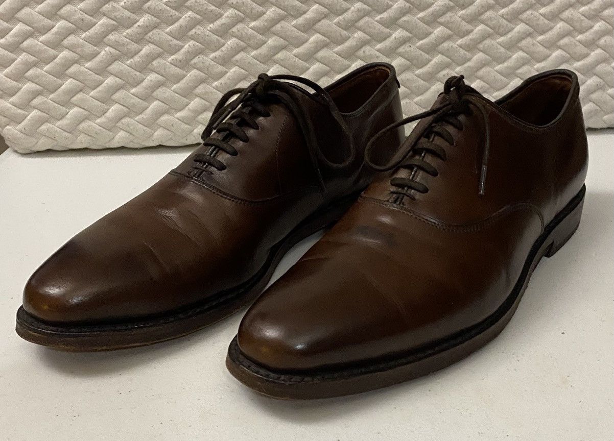 Allen Edmonds Allen Edmonds Dark Brown Chili Leather Carlyle Oxford 9.5 D Size US 9.5 / EU 42-43 - 9 Thumbnail