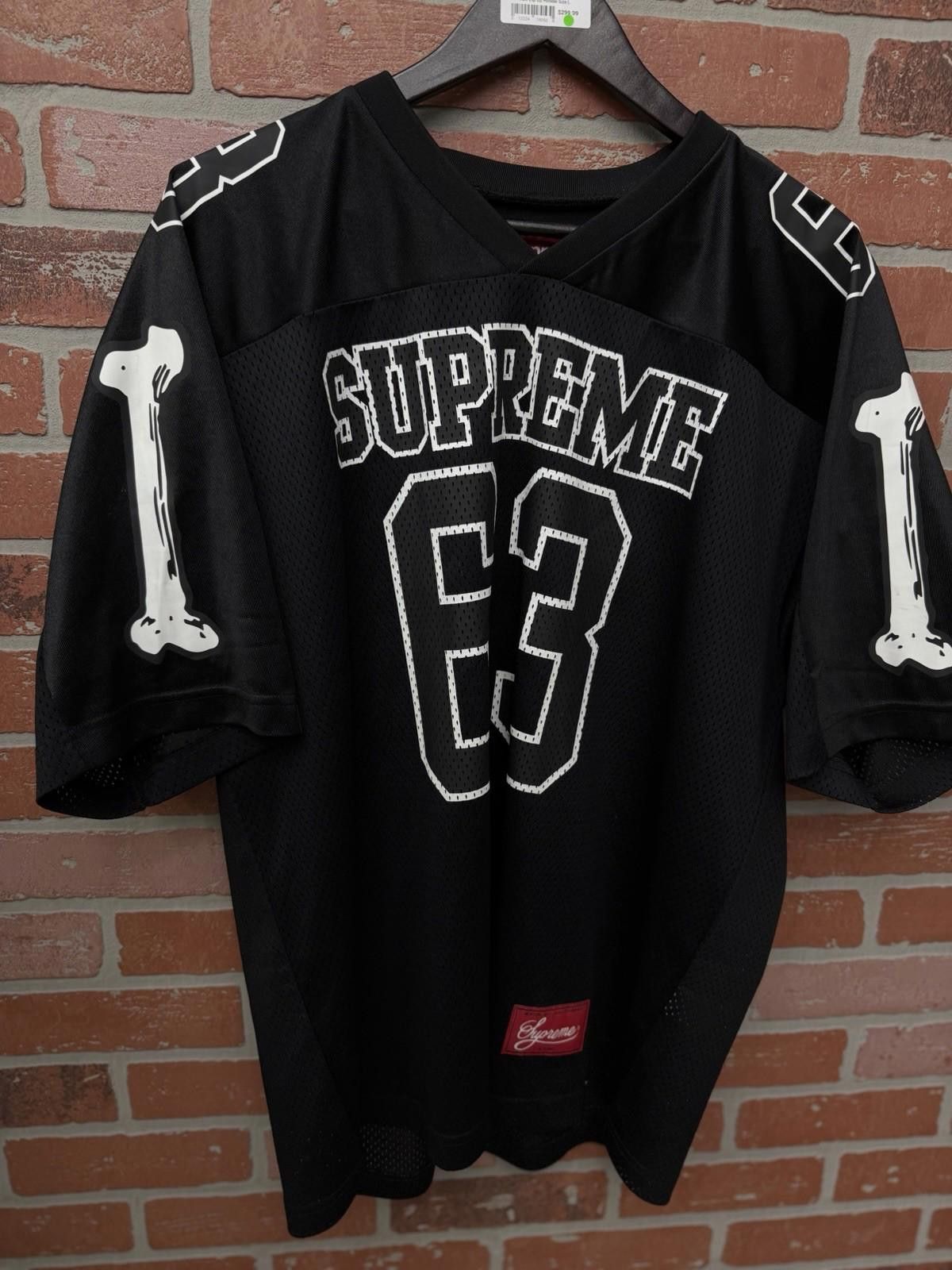 Supreme Size M - Supreme Bones Jersey Black White 100% Authentic Size US L / EU 52-54 / 3 - 2 Thumbnail