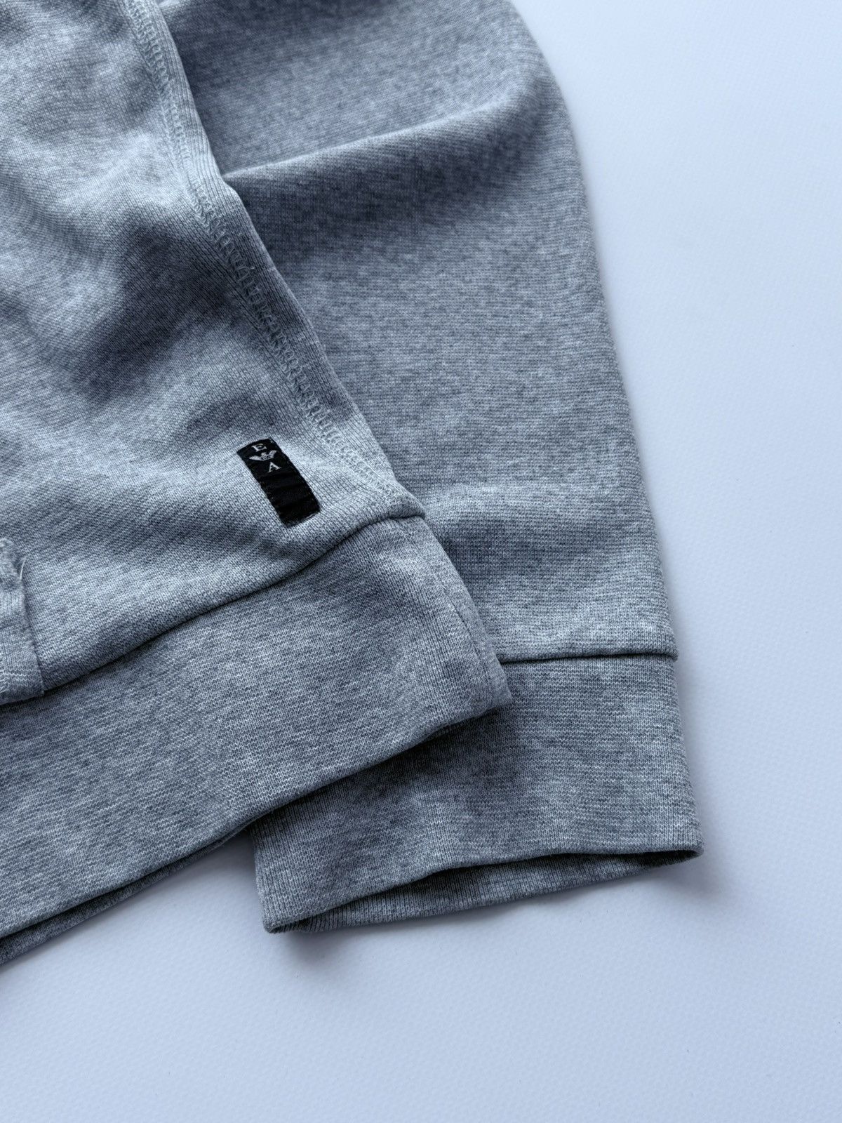 Emporio Armani 2000s Emporio Armani Distressed Hoodie Size US L / EU 52-54 / 3 - 4 Thumbnail