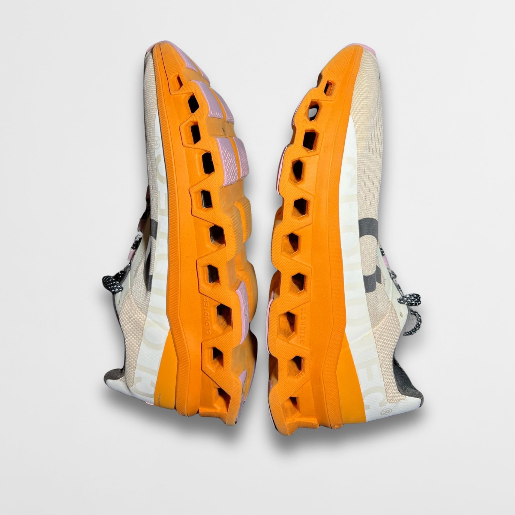 On On Cloudmonster Women’s Running Shoes Fawn Turmeric Orange S Size US 10 / IT 40 - 3 Thumbnail