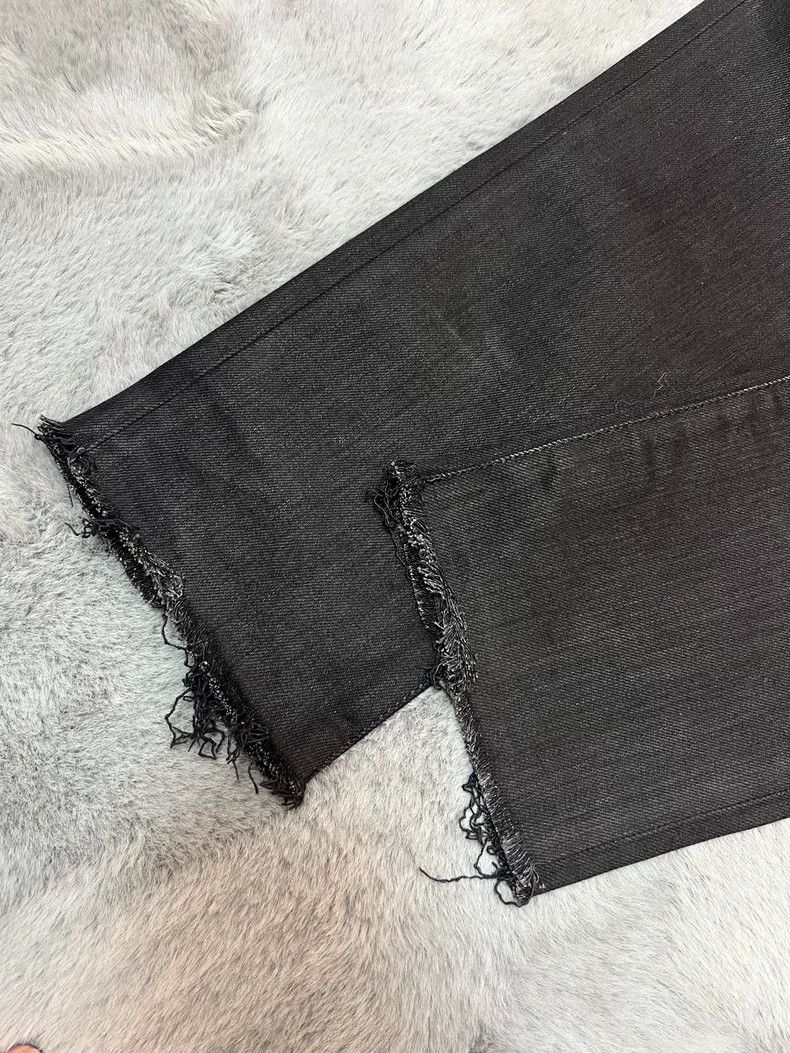 Saint Laurent Paris Saint Laurent Paris Spring/Summer 16 D01 Black Raw Edge Ba Size US 30 / EU 46 - 7 Thumbnail