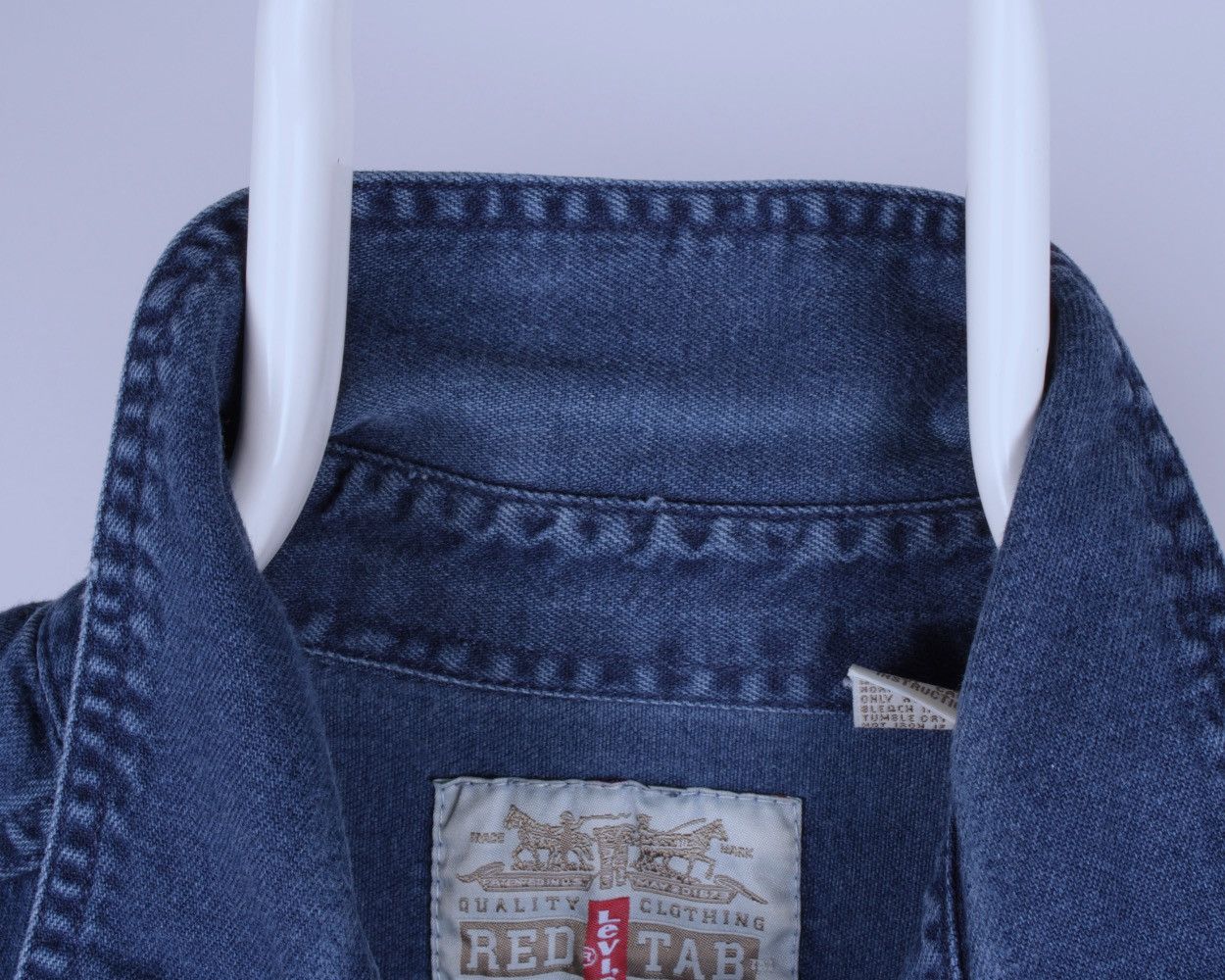 Levi's × Vintage LEVIS Red Tab Vintage 90's Blue Jeans Vest Jacket Size US XL / EU 56 / 4 - 15 Thumbnail