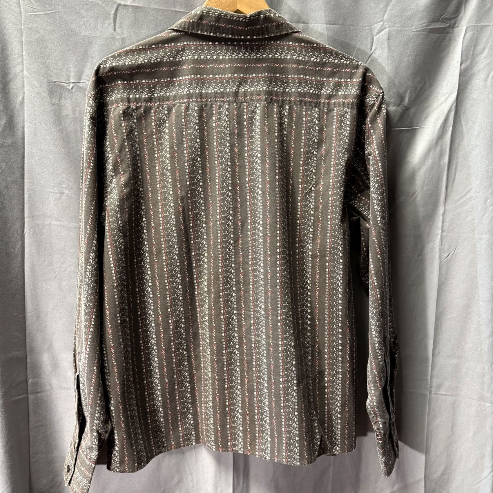Etro YMLA Shirt Mens Large Patterned Button Up Long Sleeve Pocket Retro Shirt Size US L / EU 52-54 / 3 - 4 Thumbnail