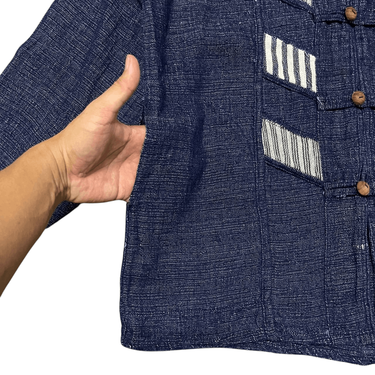 Issey Miyake Vintage Issey Miyake Inspired Indigo Jacket Size US M / EU 48-50 / 2 - 5 Thumbnail