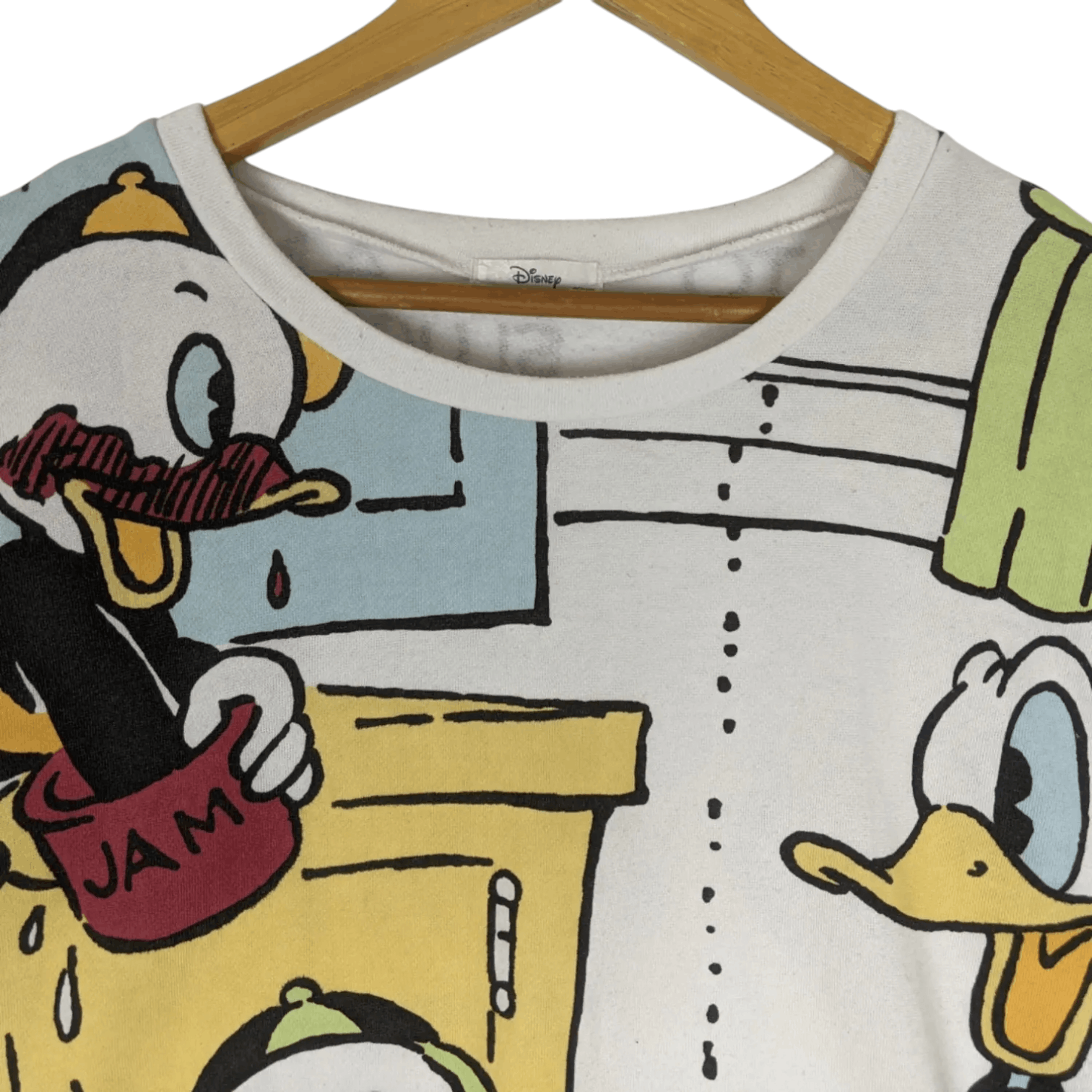 Disney DISNEY Donald Duck Full Print Jumper Sweatshirt Size XL / US 12-14 / IT 48-50 - 5 Thumbnail