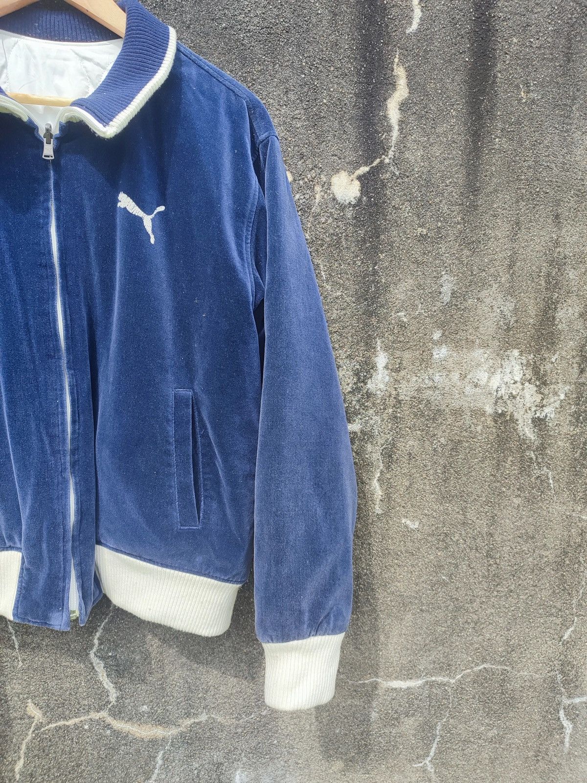 Puma × Vintage Vintage Puma Japan Reversible Velour Quilted Bomber Jacket Size US M / EU 48-50 / 2 - 2 Thumbnail