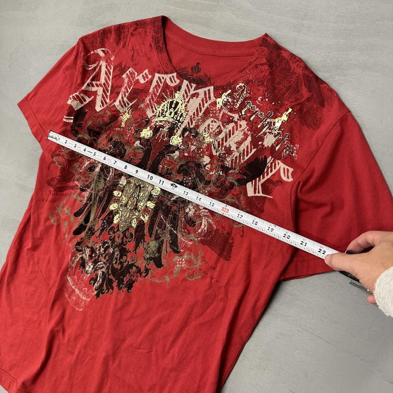Affliction Y2K Affliction Archaic Crazy Cyber Goth Tee Shirt Large Size US L / EU 52-54 / 3 - 3 Thumbnail