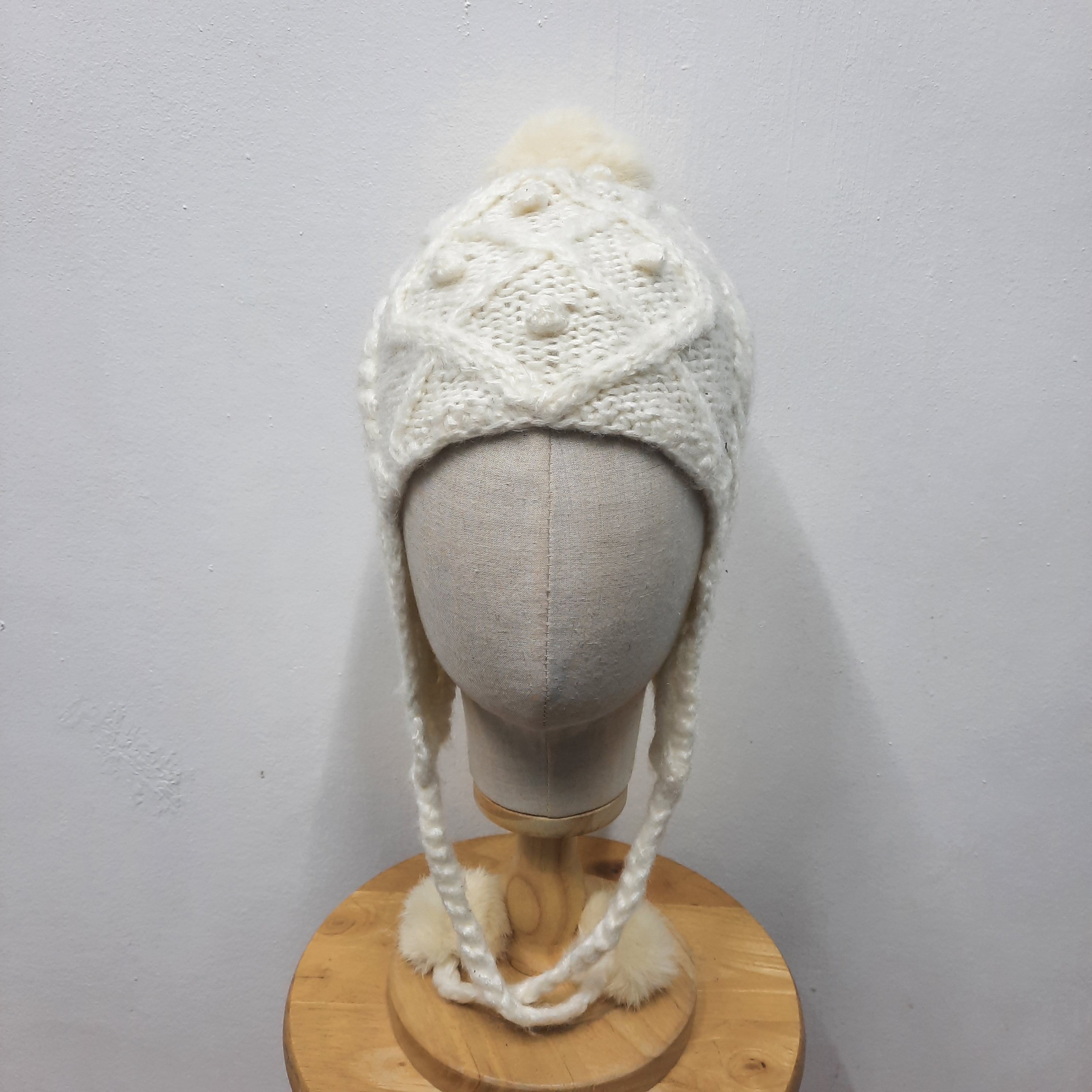 Japanese Brand 🏔 Japanese brand earflap beanie hat Size ONE SIZE - 2 Thumbnail