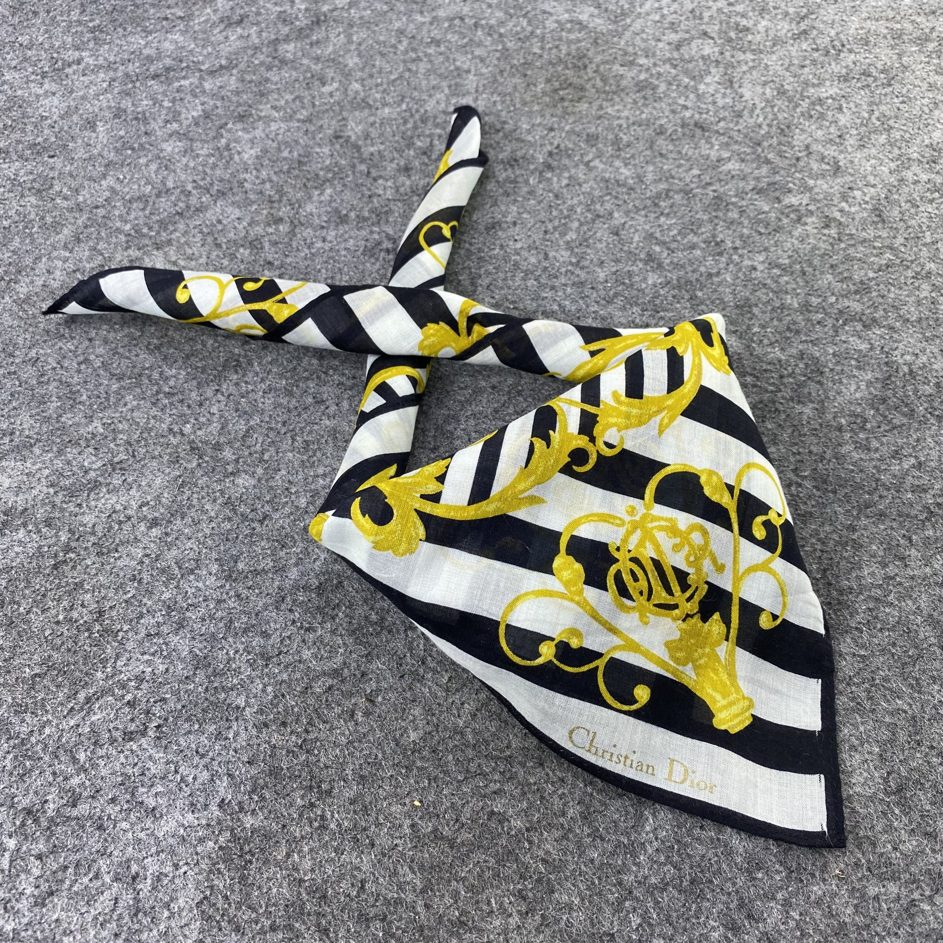 Designer Christian Dior Handkerchief / Bandana / Neckerchief-B1255 Size ONE SIZE - 1 Thumbnail