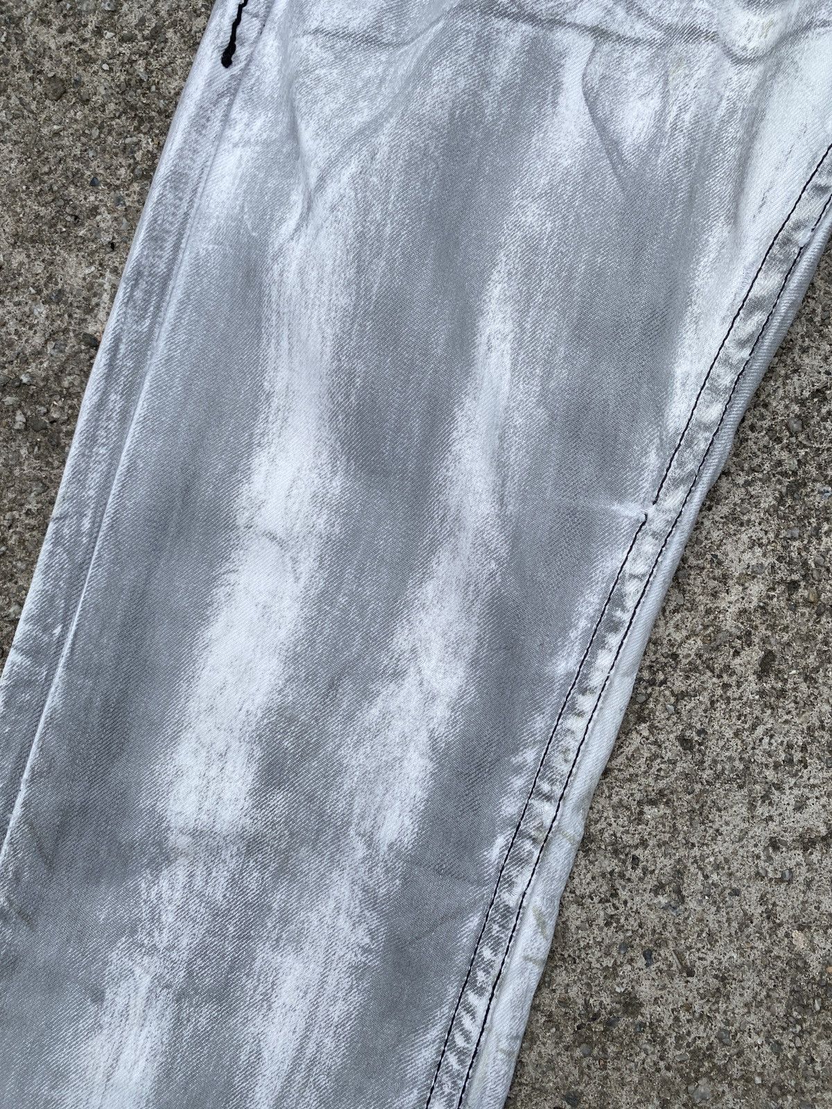 Japanese Brand × Tornado Mart 1990s - Tough Jeansmith Distressed Claws Mark Design Jeans Size US 32 / EU 48 - 6 Thumbnail