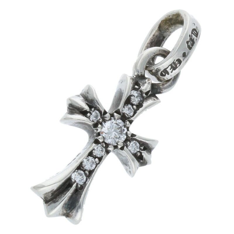 Chrome Hearts Chrome Hearts Baby Fat Diamond Charm Necklace Size ONE SIZE - 1 Thumbnail