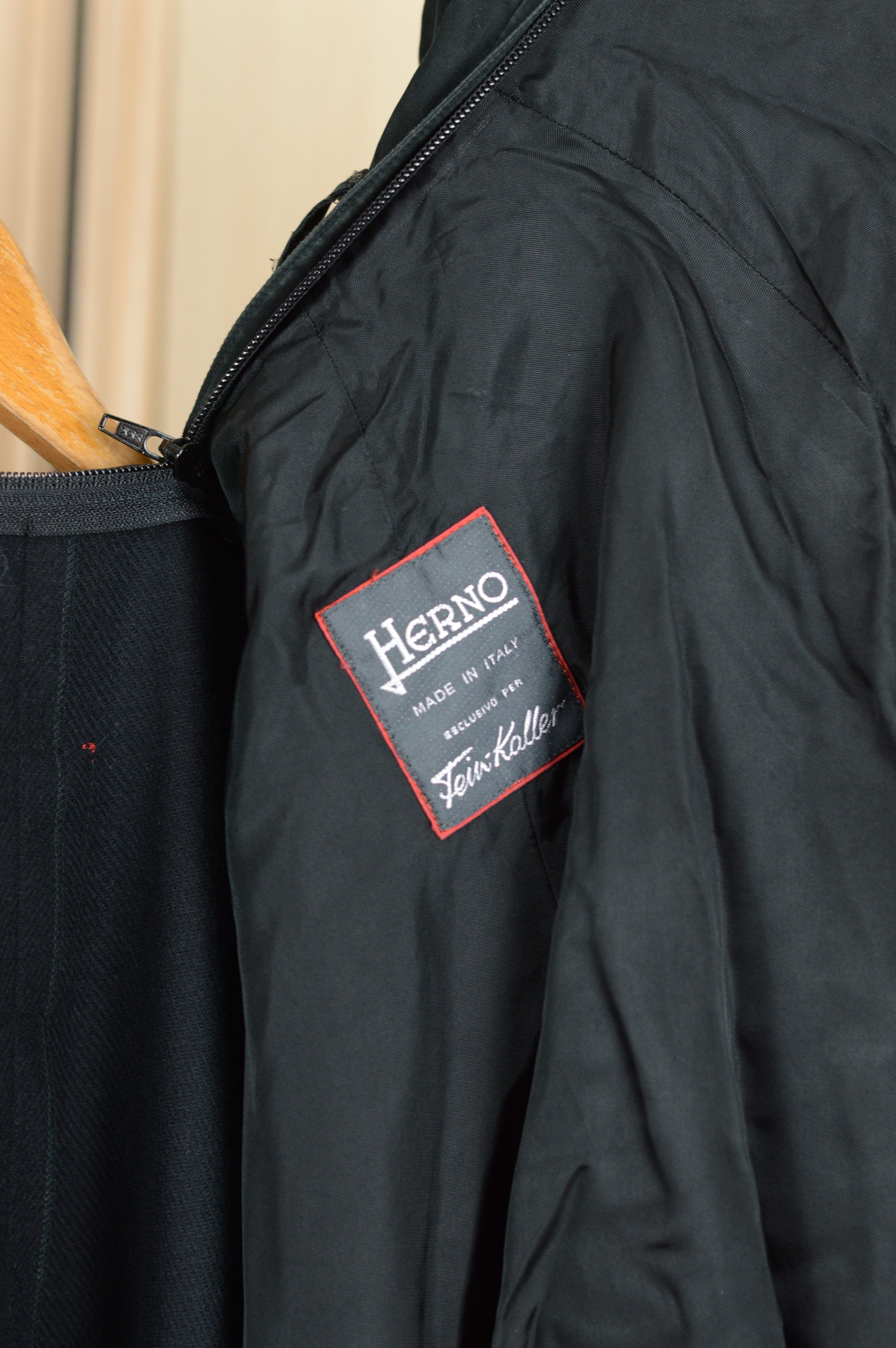 Herno Herno x Teir Koller Black Belted Trench Coat Removable Liner Size US L / EU 52-54 / 3 - 7 Thumbnail