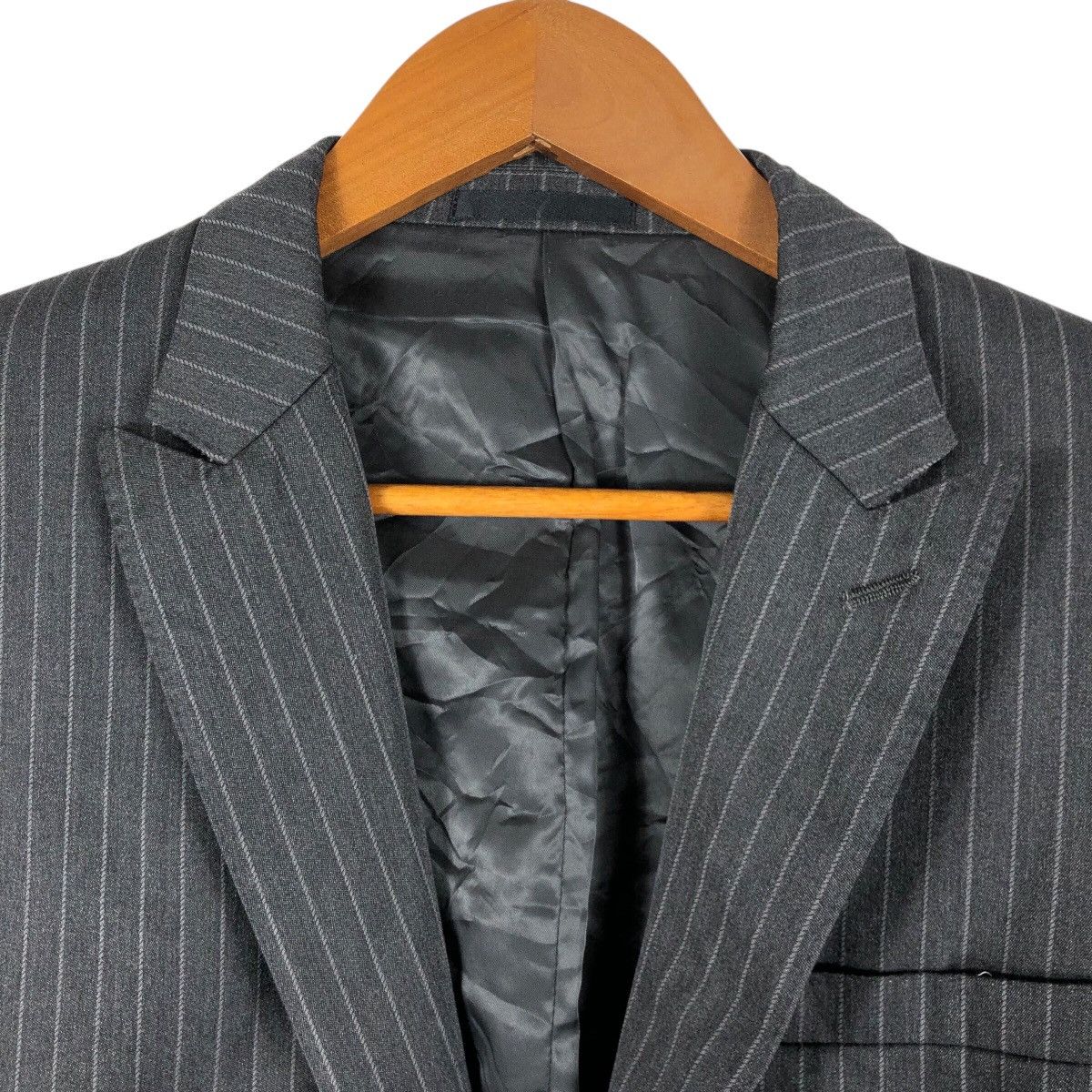 Yohji Yamamoto A.A.R Yohji Yamamoto Vertical Stripe Blazer Jacket Size US L / EU 52-54 / 3 - 3 Thumbnail