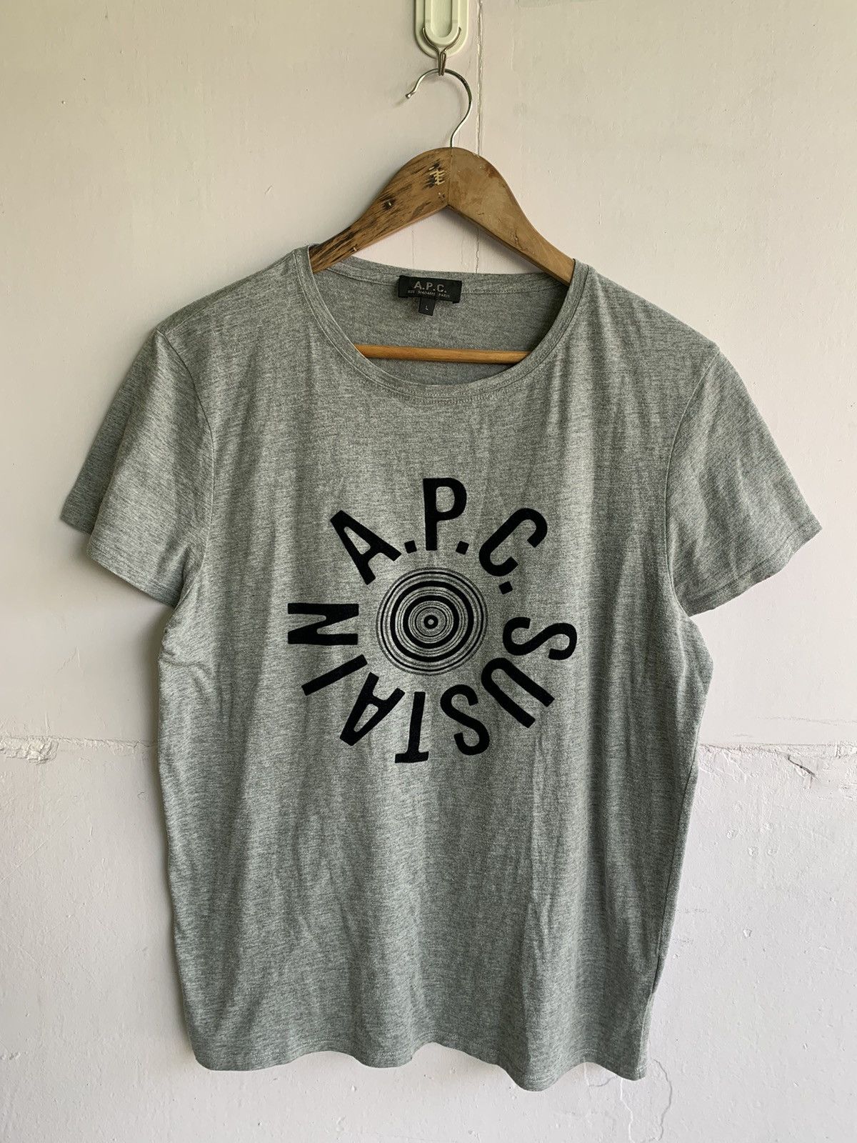 A.P.C. 💥A.P.C Rue Madame Paris Sustain Shirt Size L / US 10 / IT 46 - 1 Thumbnail