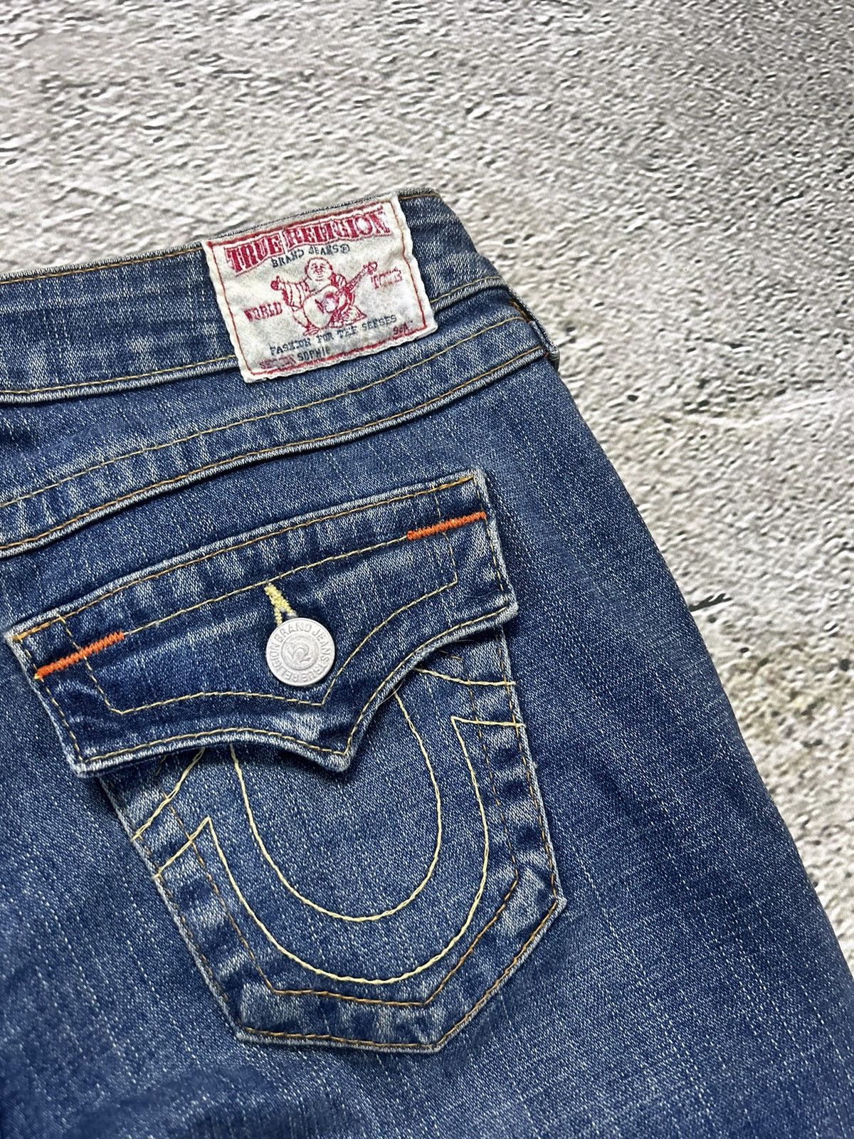 True Religion × Vintage True Religion vintage blue denim shorts jorts Size 28" / US 6 / IT 42 - 2 Thumbnail