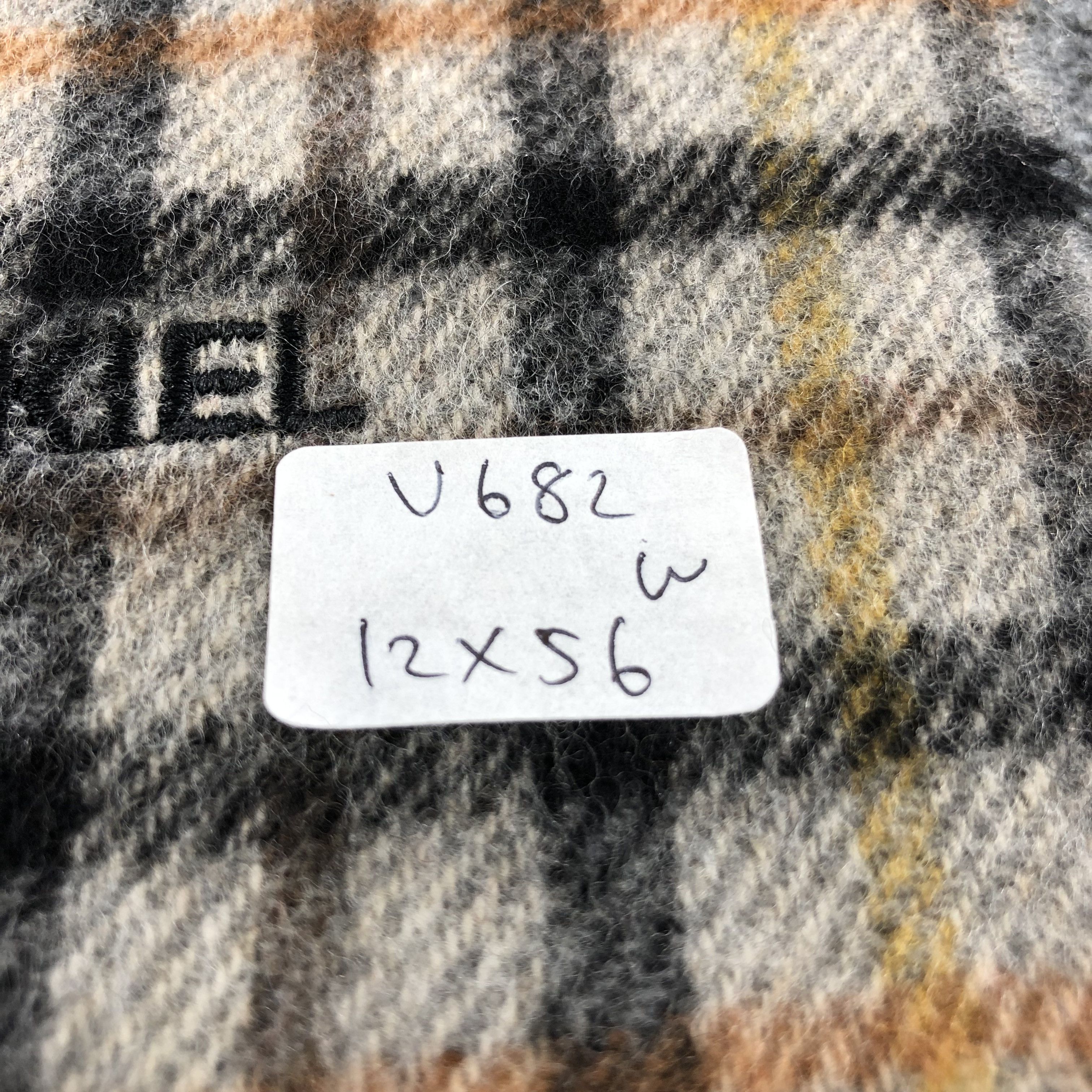 Sonia Rykiel Rykiel Homme Gingham Wool Scarf Muffler V682 Size ONE SIZE - 6 Thumbnail