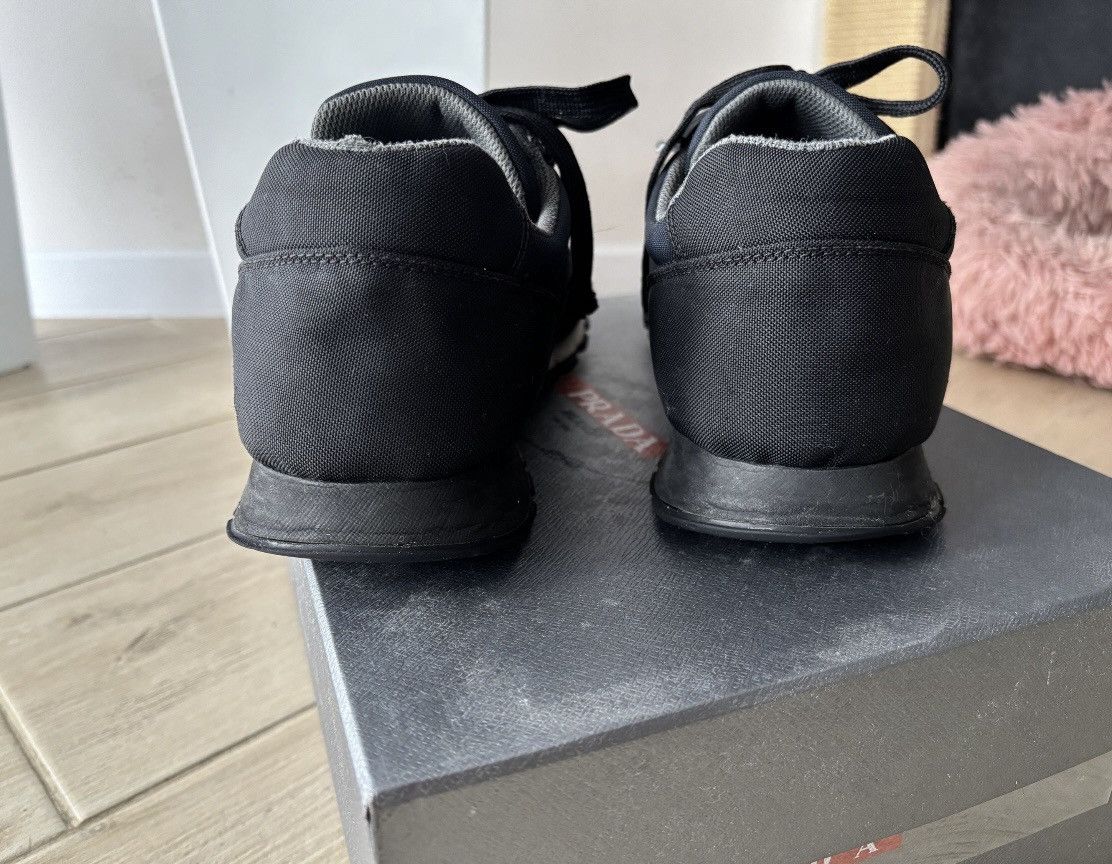 Prada Prada Sport Black/Blue Canvas Low-Top Size US 9 / EU 42 - 4 Thumbnail