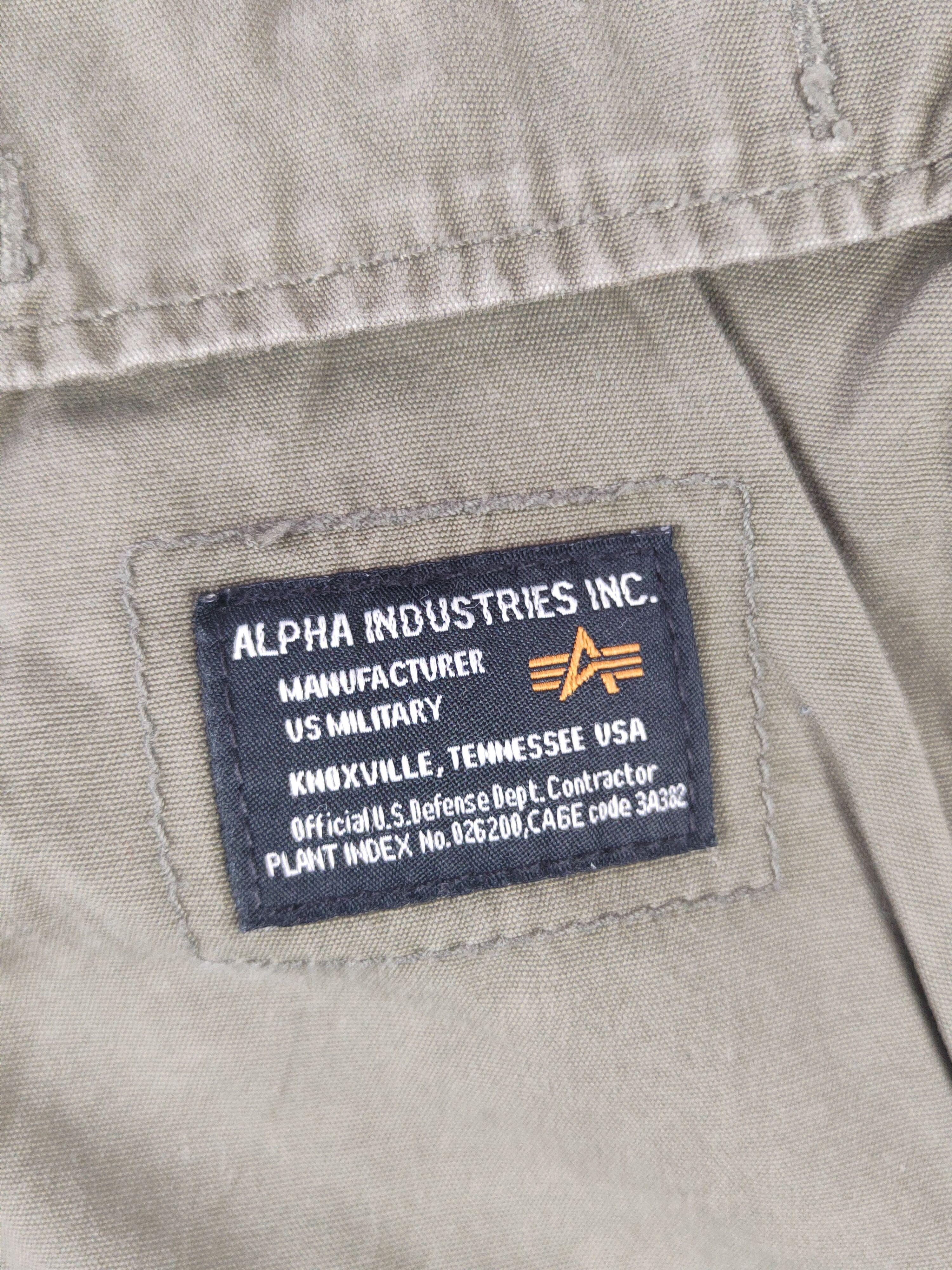 Alpha Industries DL Alpha Industries Olive Multipocket Cargo Pants #1865 Size US 28 / EU 44 - 11 Thumbnail