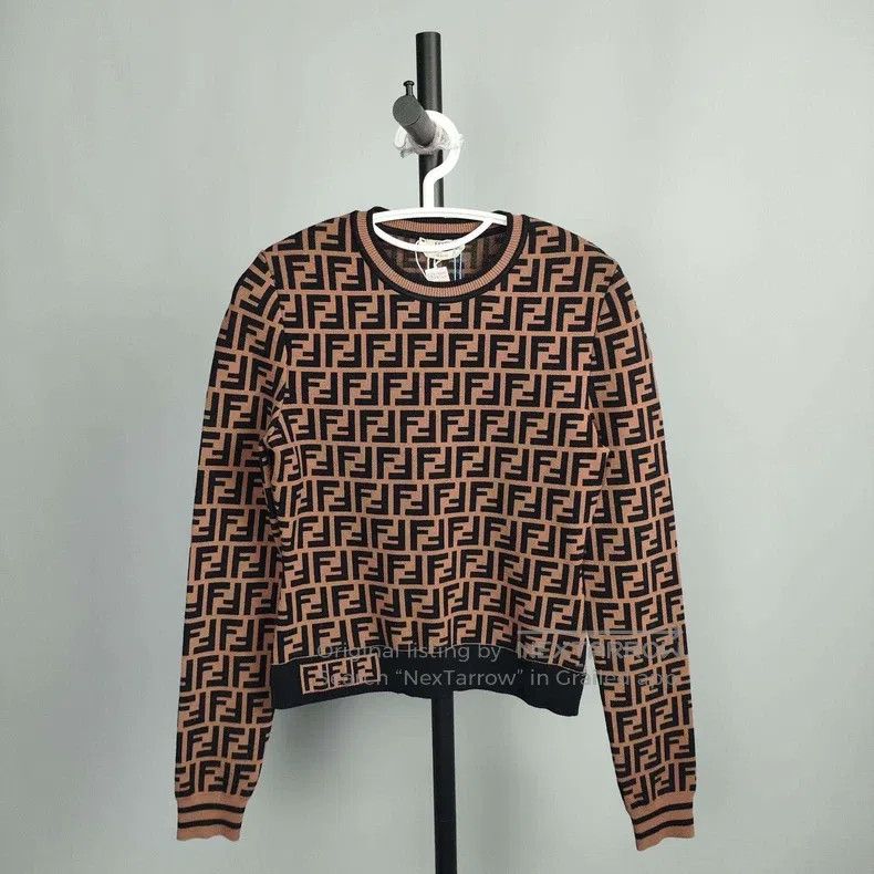 Fendi Fendi Knit sweater, monogrammed color Size XS / US 0-2 / IT 36-38 - 1 Thumbnail