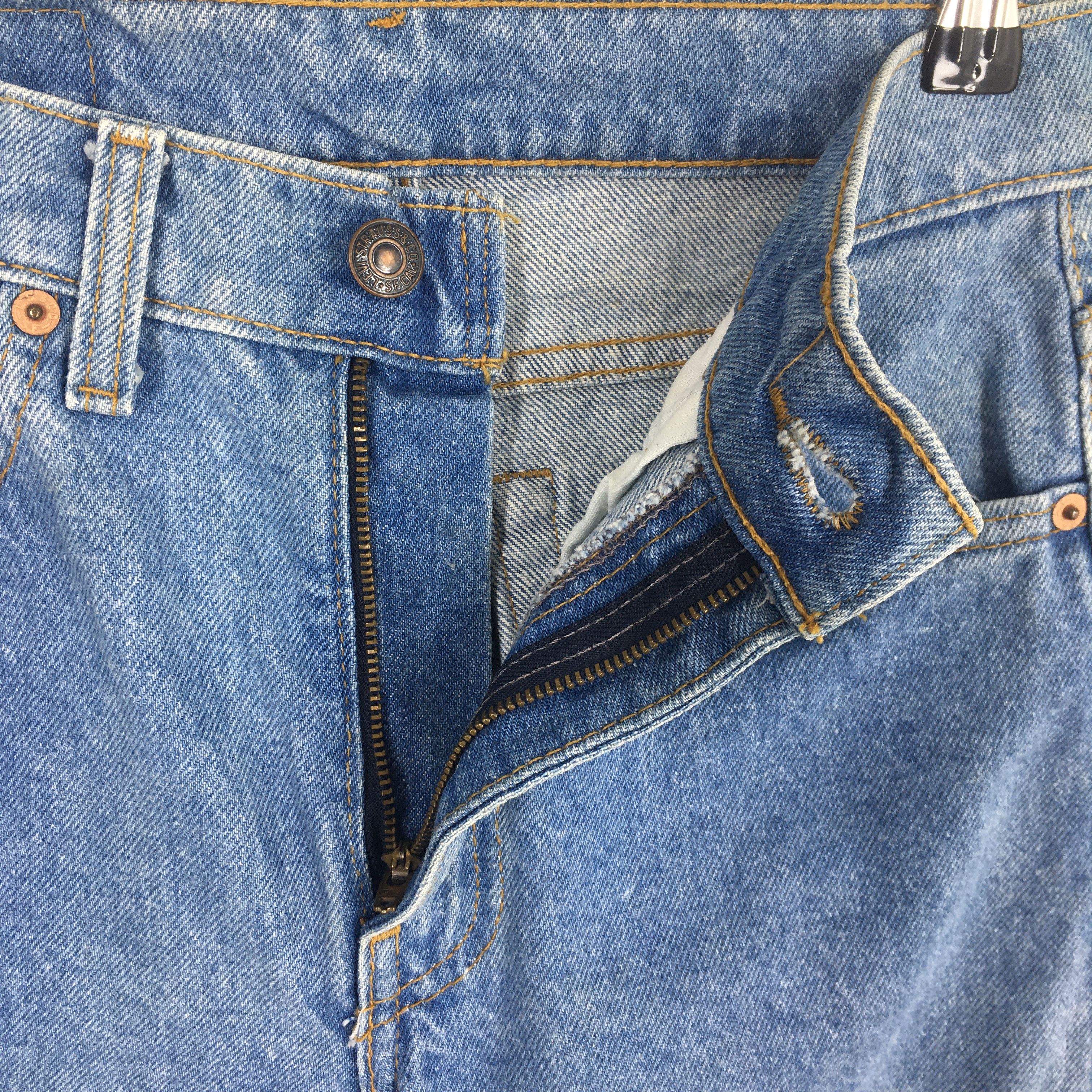 Levi's Size 25x34 Vintage 90s Levi's 505 Faded Blue Jeans S224 Size 25" / US 0 / IT 36 - 6 Thumbnail