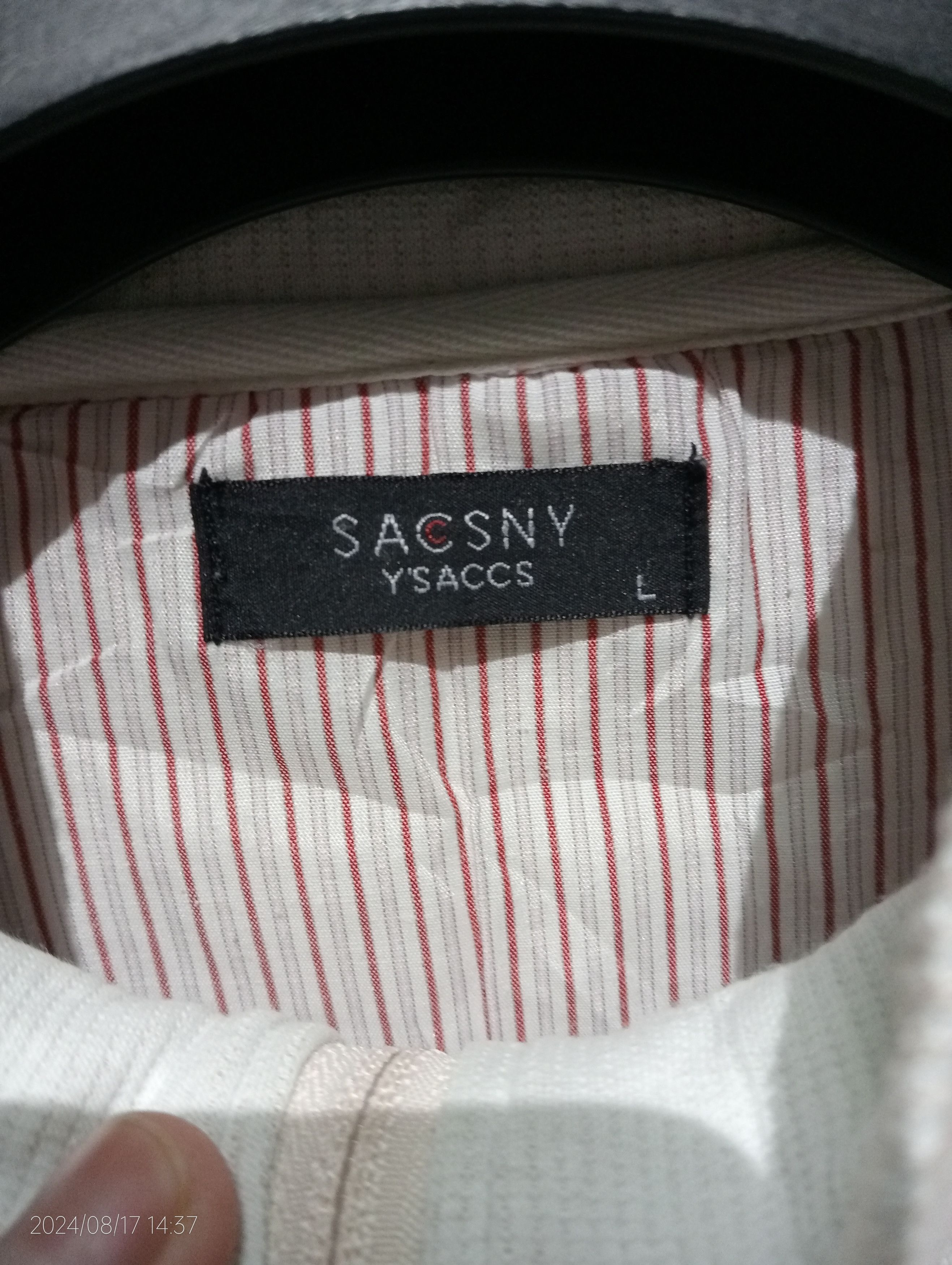 Yohji Yamamoto Vtg SACSNY Y'SACCS by Yohji Yamamoto Half Zipper Sweatshirt Size US L / EU 52-54 / 3 - 2 Thumbnail